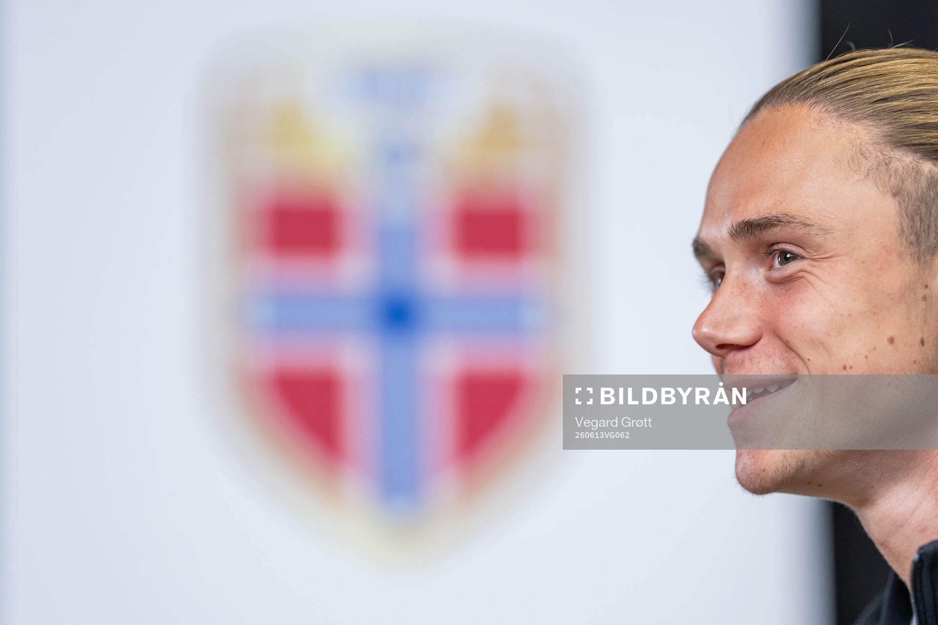 Thelo Aasgaard of the Norwegian national football team at a