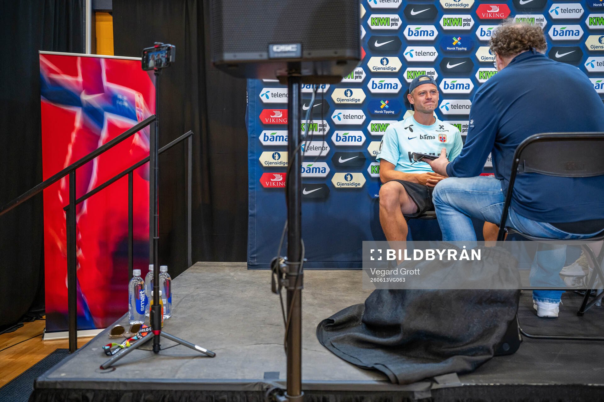 Julian Ryerson of the Norwegian national football team at a