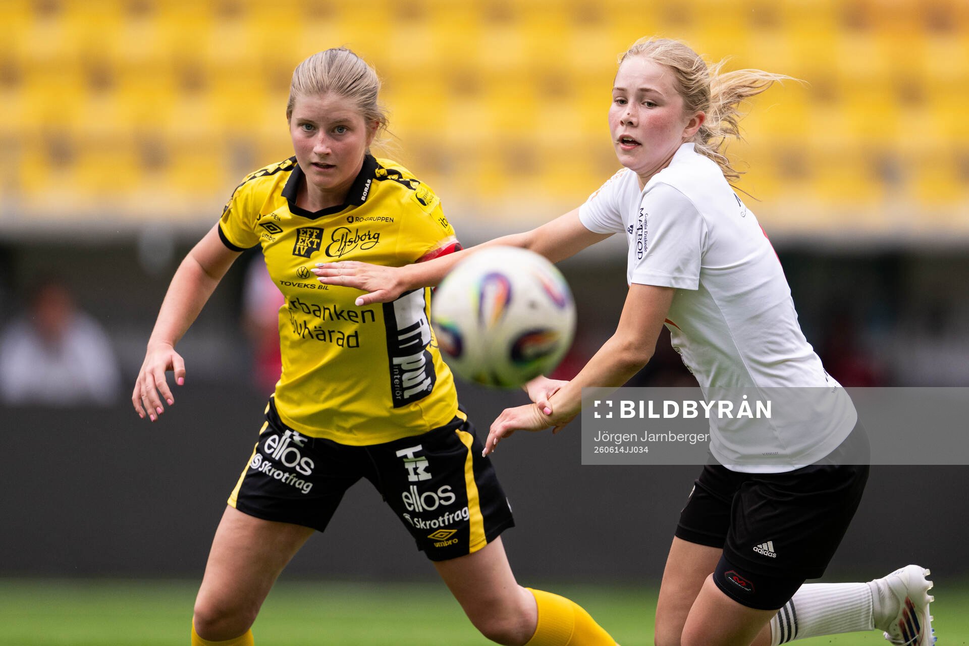 Elfsborgs Meja Harrysson och Enskedes Elma Lekander