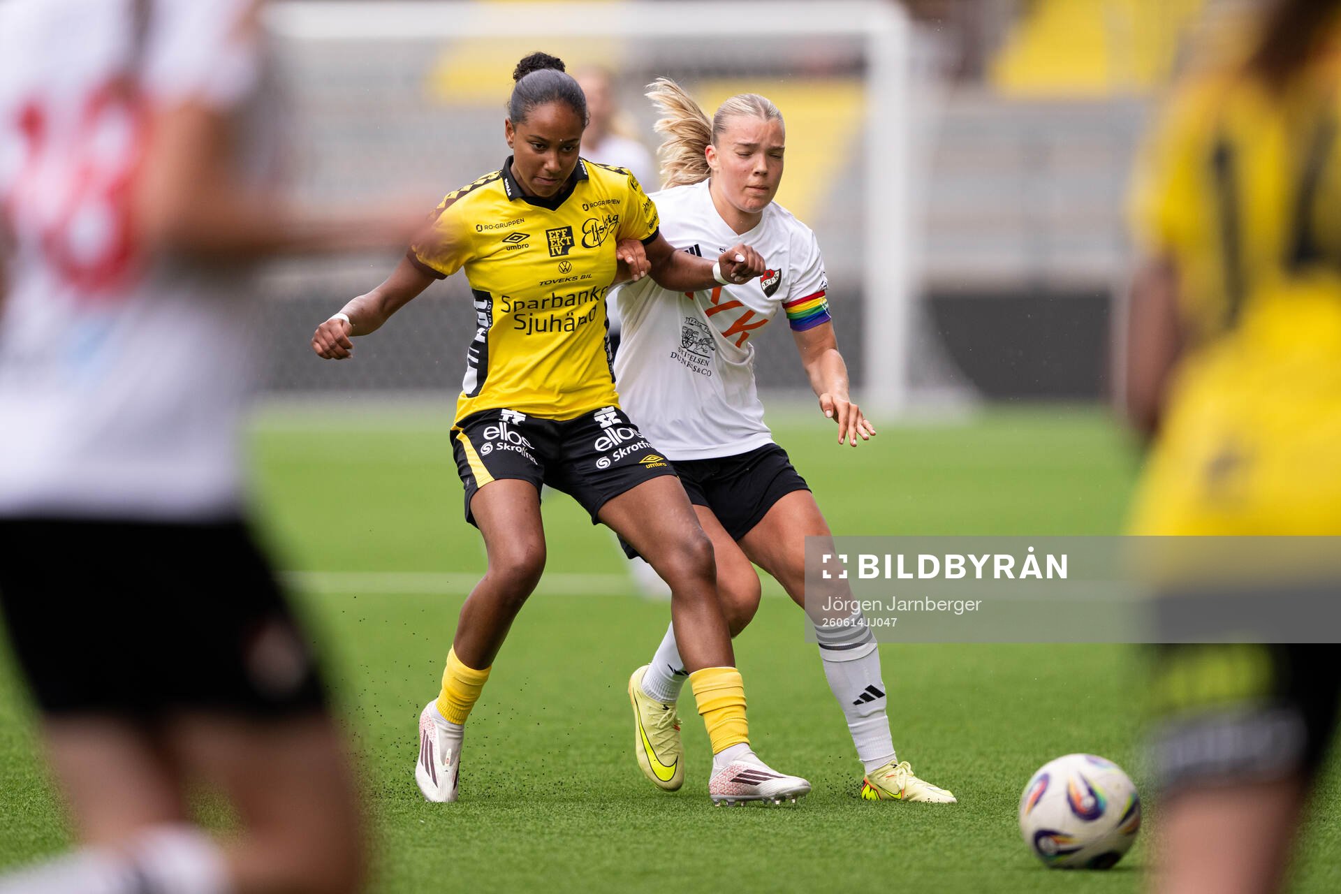 Elfsborgs Stella Johansson och Enskedes Amanda Hildingsson