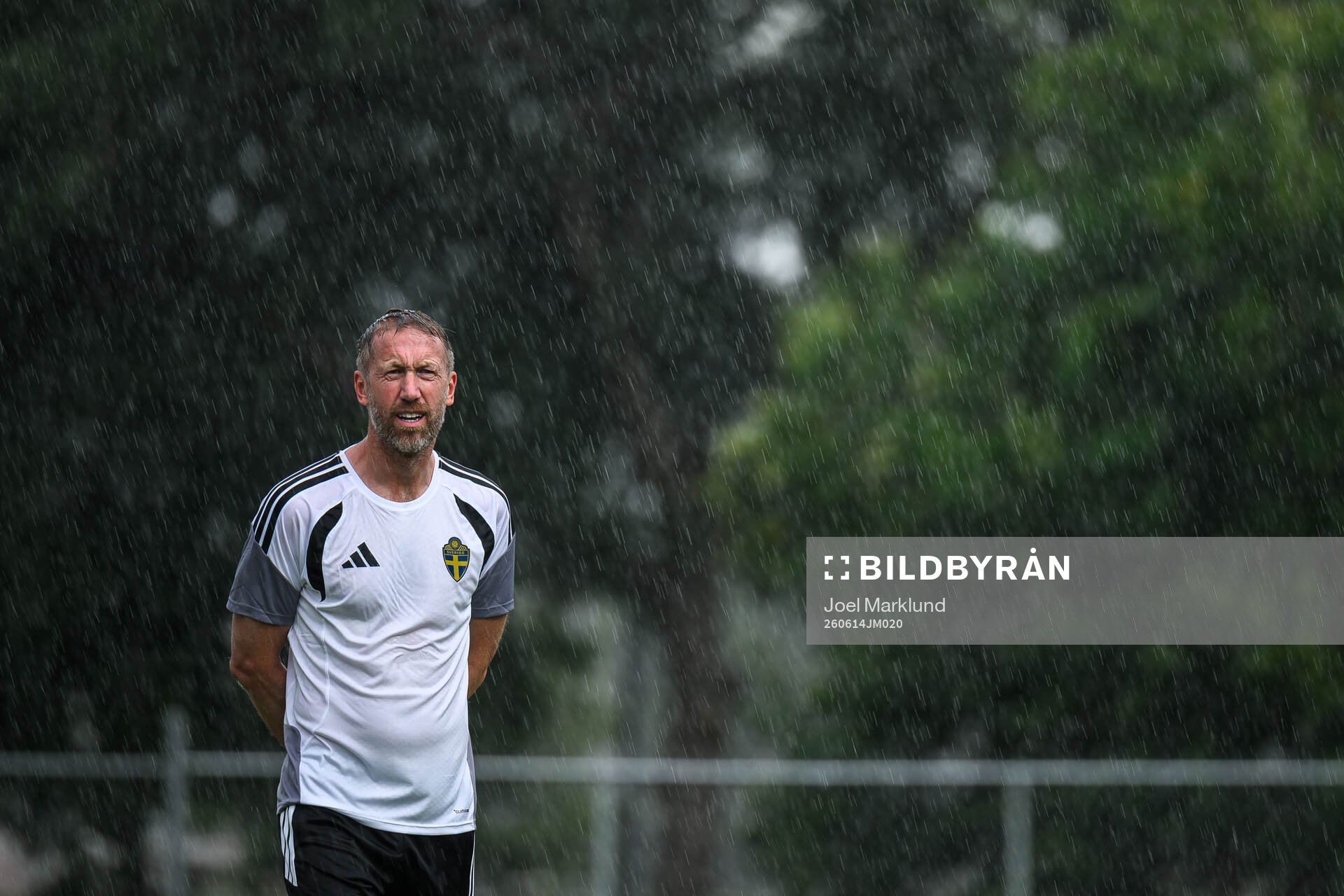 Head coach Graham Potter of the Swedish national football