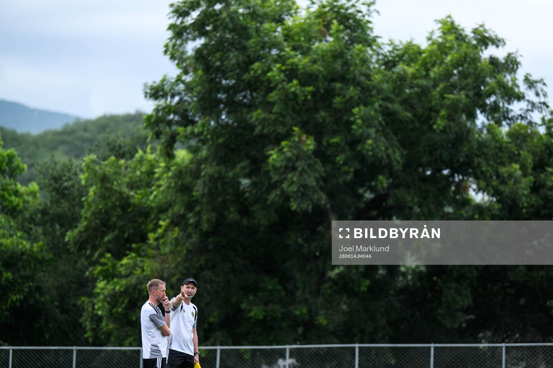 Head coach Graham Potter and Assistant coach Andreas