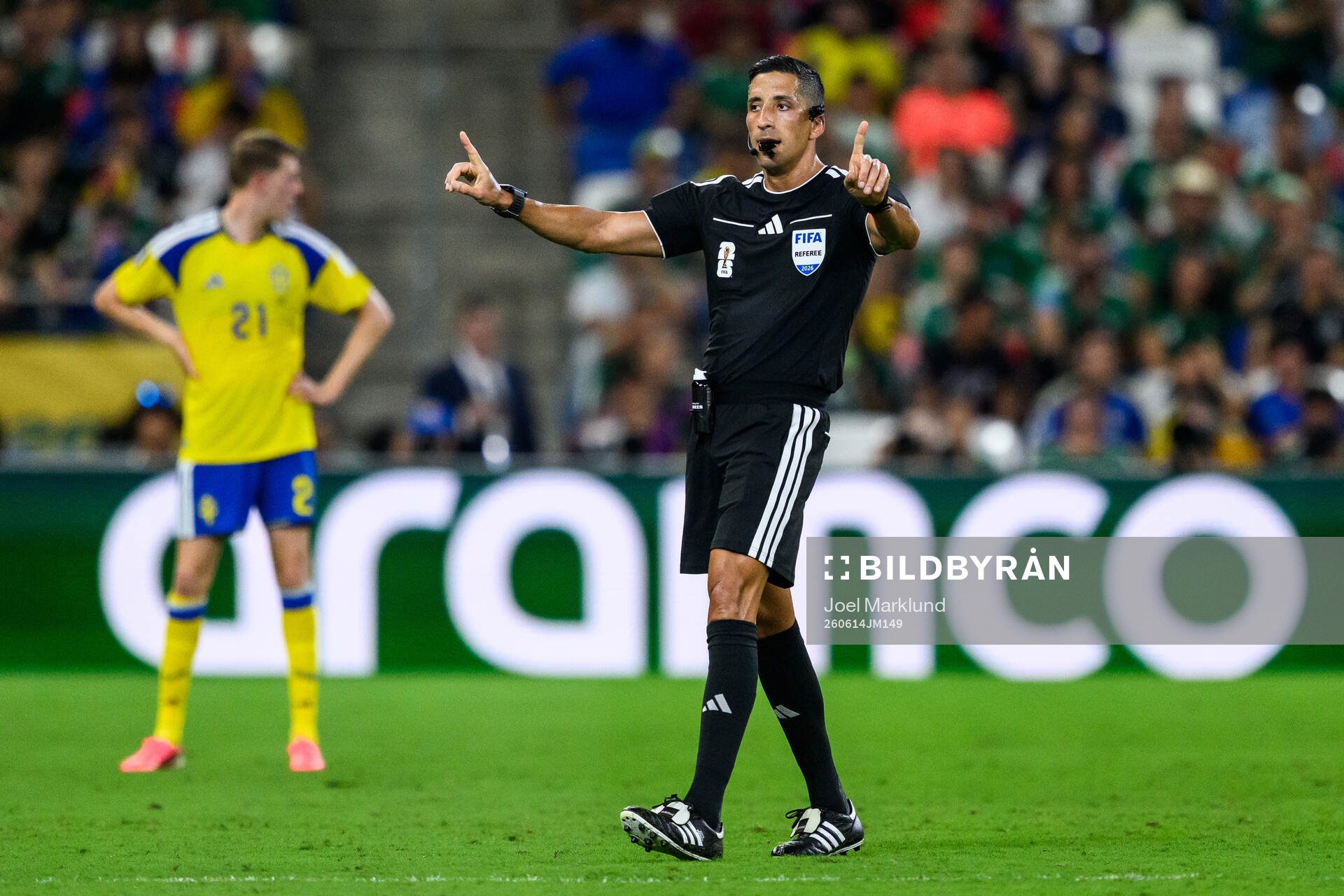 Referee Yael Falcon Perez