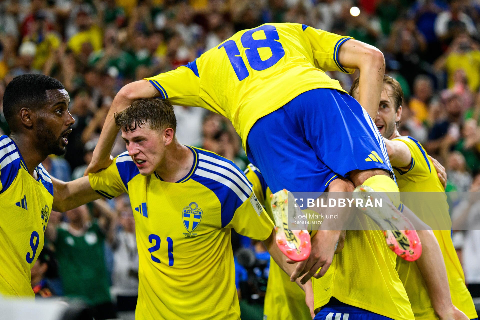Alexander Isak, Alexander Bernhardsson, Yasin Ayari and