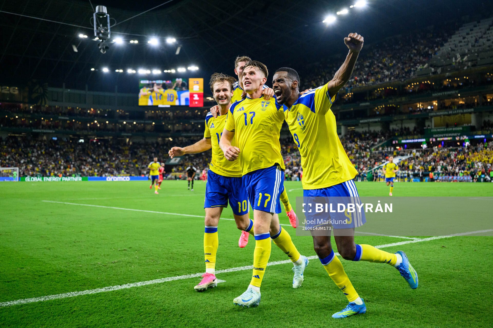 Benjamin Nygren, Alexander Bernhardsson, Viktor Gyökeres