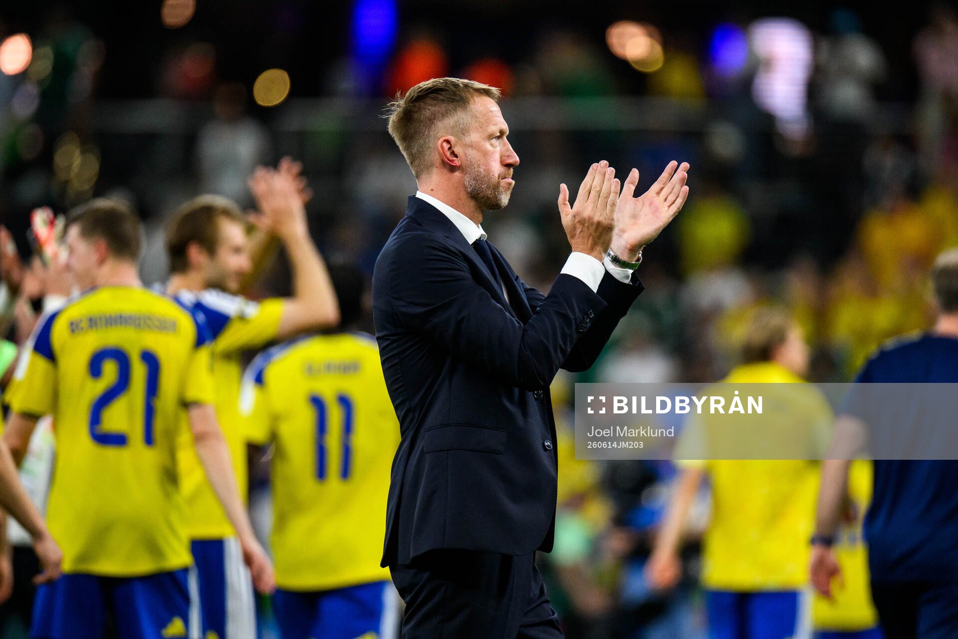 Head coach Graham Potter of Sweden