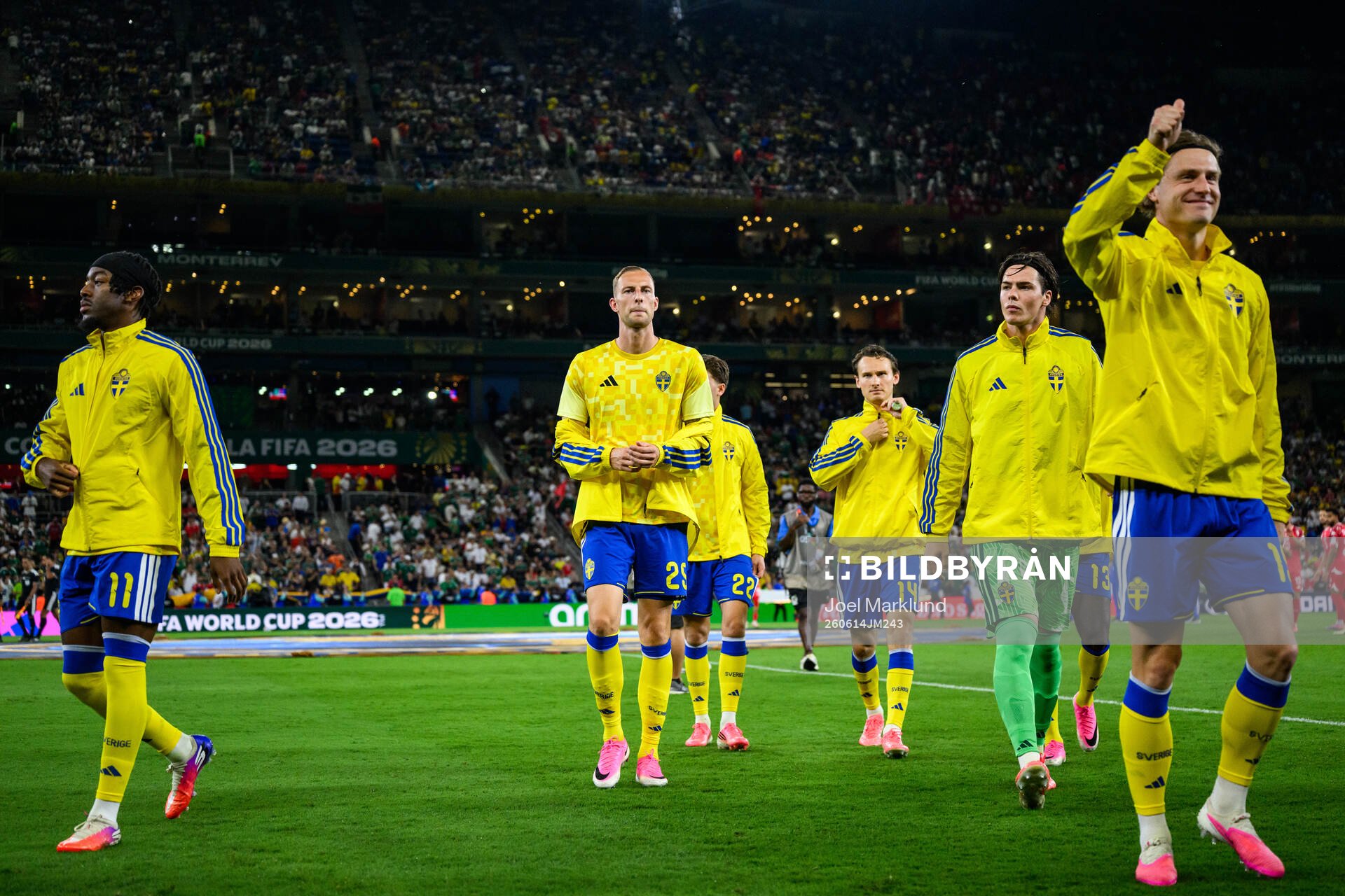 Anthony Elanga, Gustaf Nilsson, Hjalmar Ekdal, goalkeeper