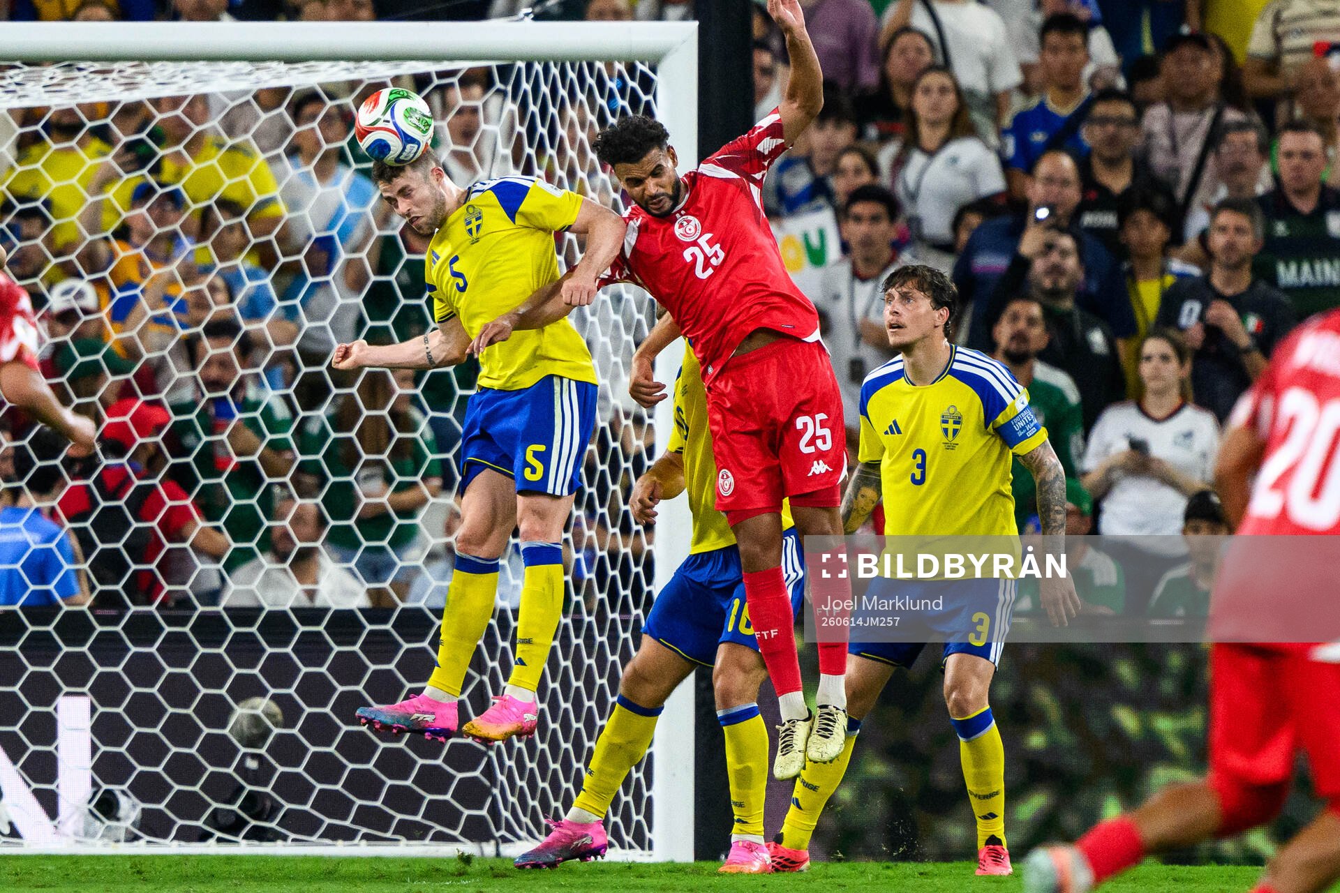 Gabriel Gudmundsson of Sweden and Anis Slimane of Tunisia