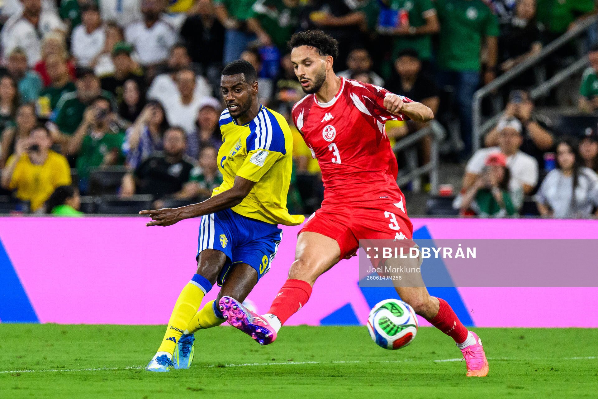 Alexander Isak of Sweden scores 2-0