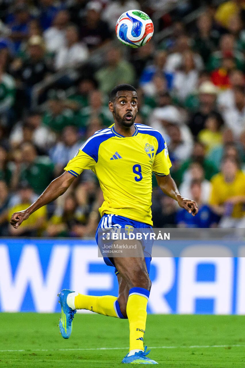 Alexander Isak of Sweden
