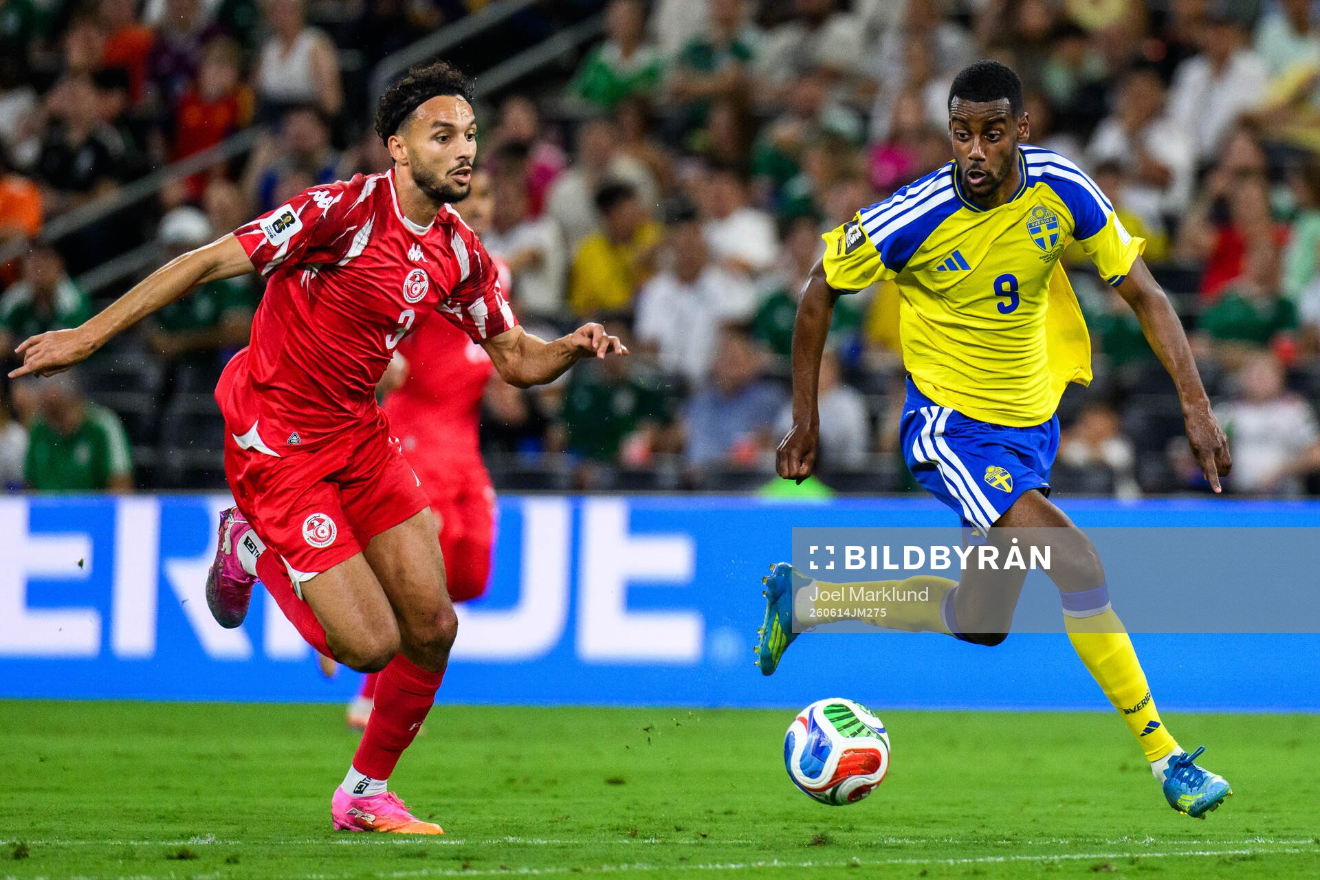Alexander Isak of Sweden