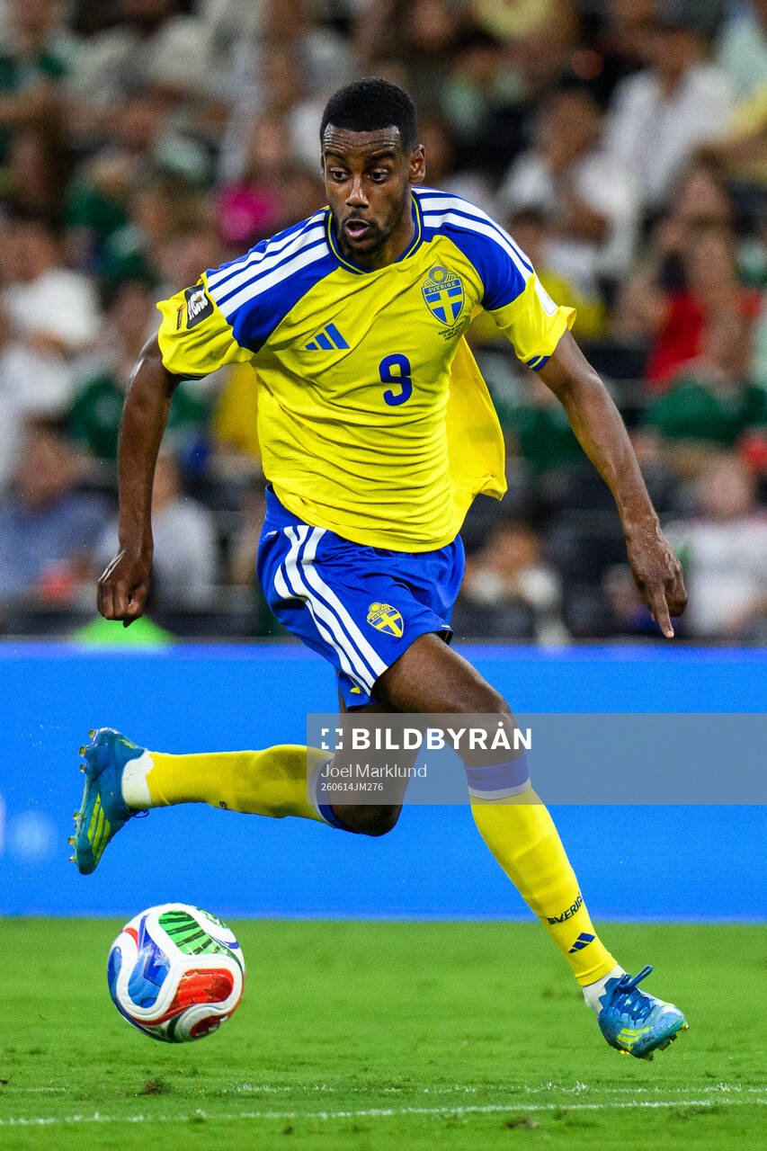Alexander Isak of Sweden
