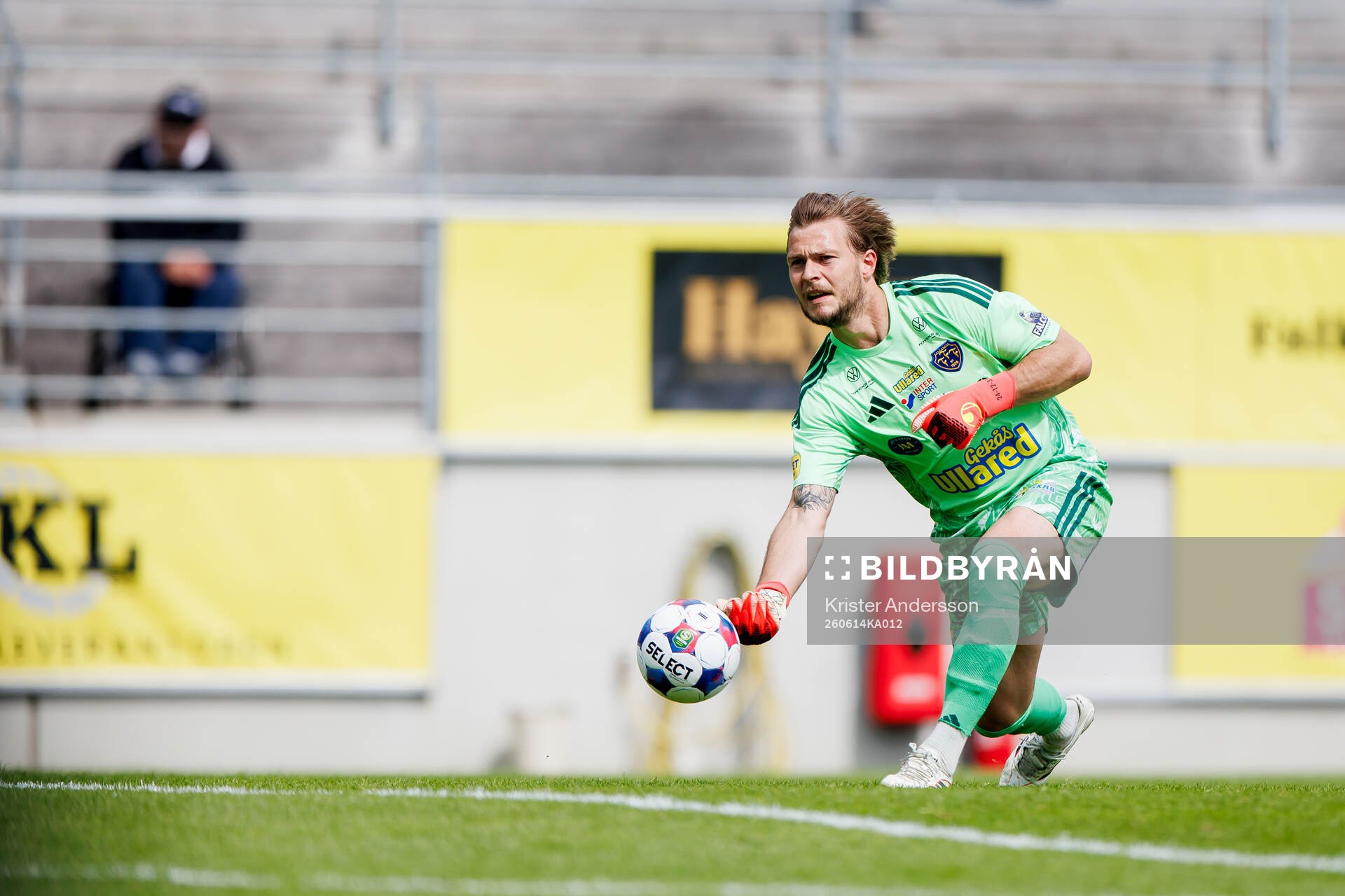 Falkenbergs målvakt Anton Andersson