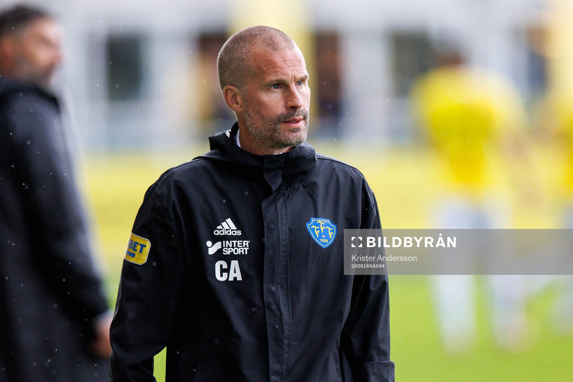 Falkenbergs tränare Christoffer Andersson