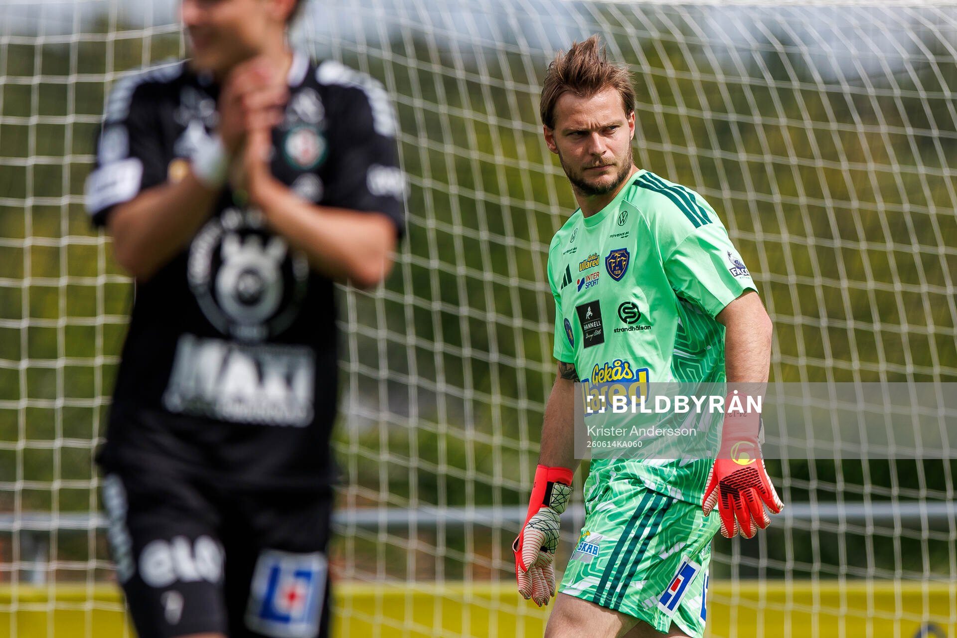Falkenbergs målvakt Anton Andersson