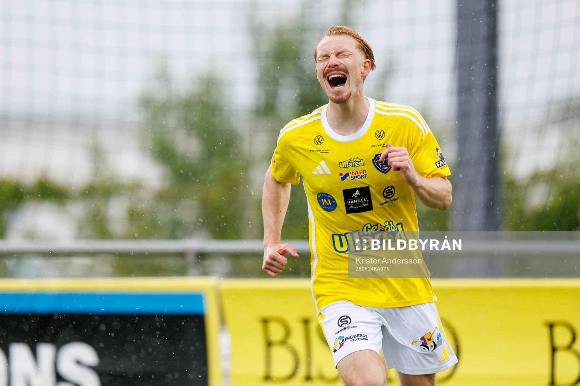 Falkenbergs Linus Borgström reagerar