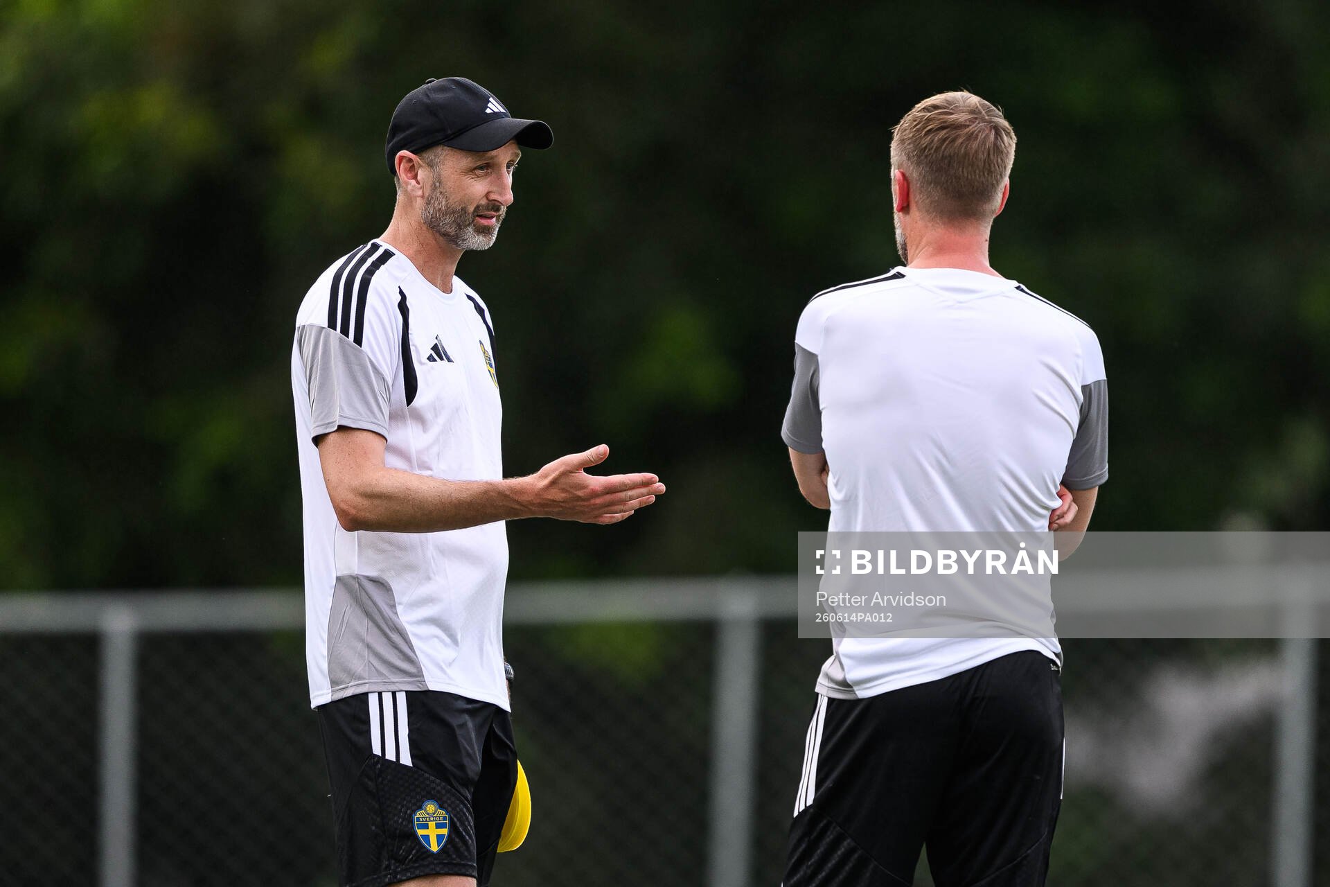 Assistant coach Andreas Georgson and Head coach Graham