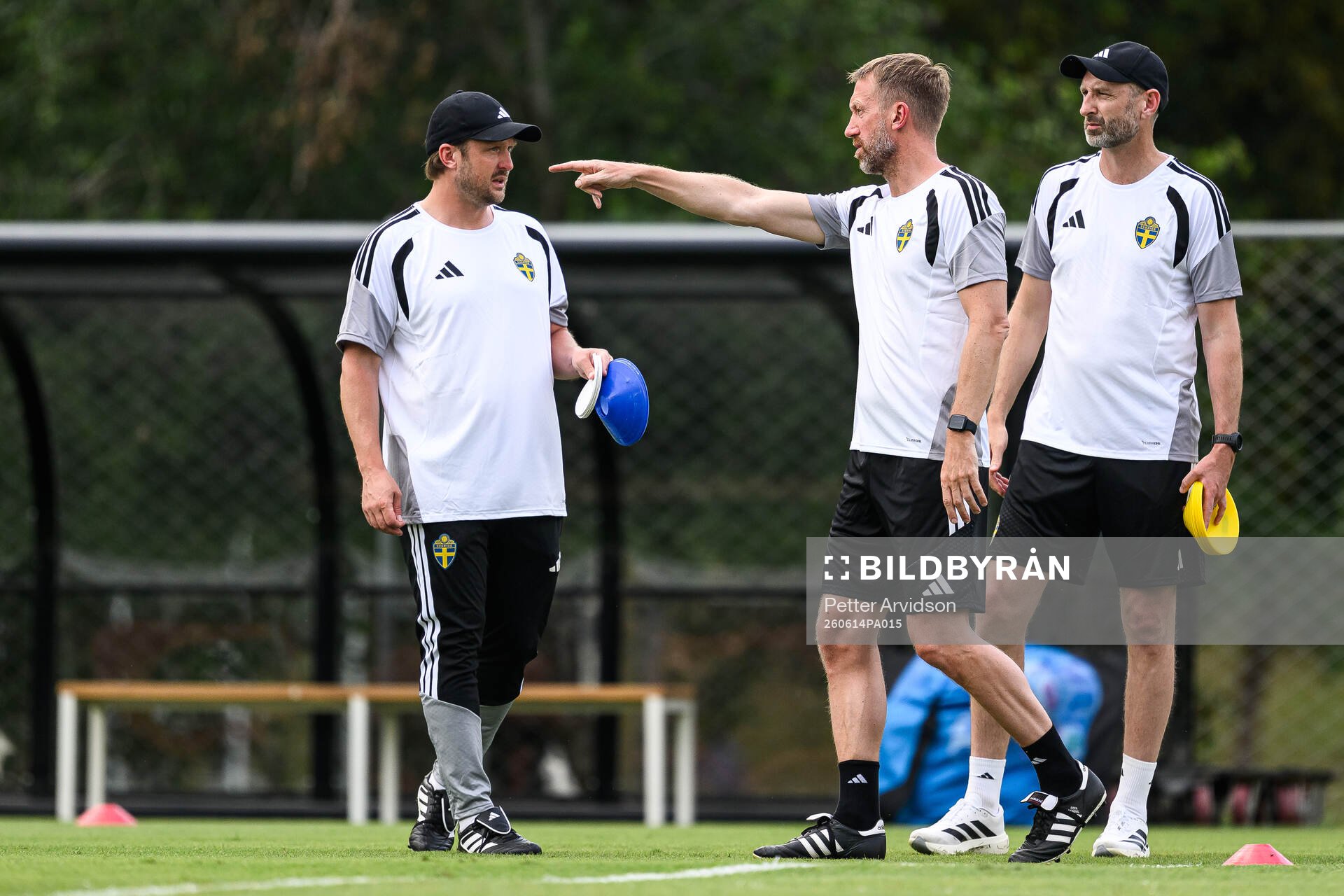Assistant coach Björn Hamberg, Head coach Graham Potter