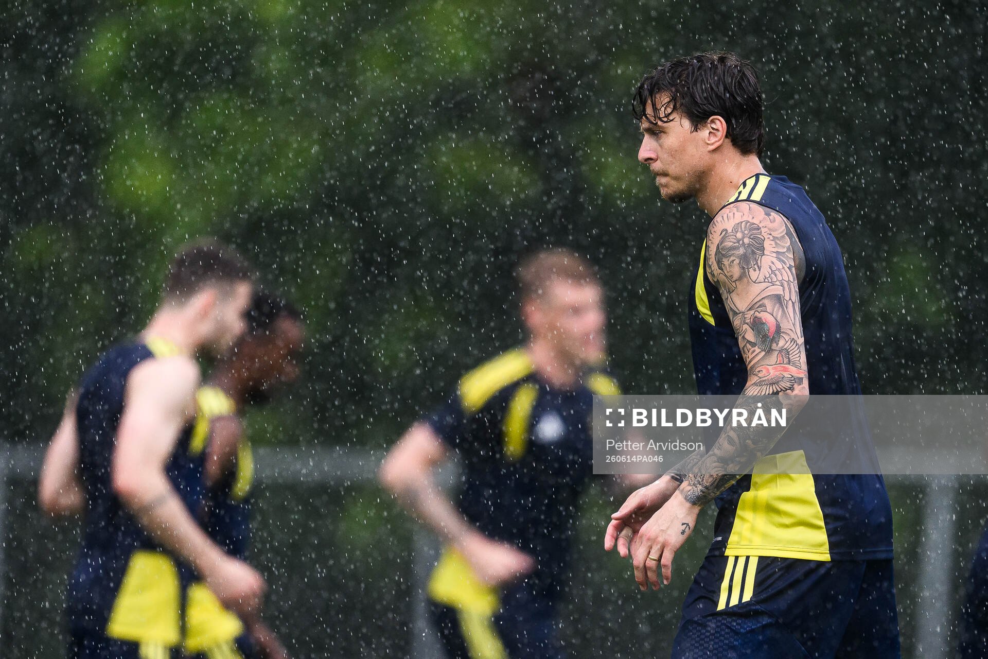 Victor Nilsson Lindelöf of the Swedish national football