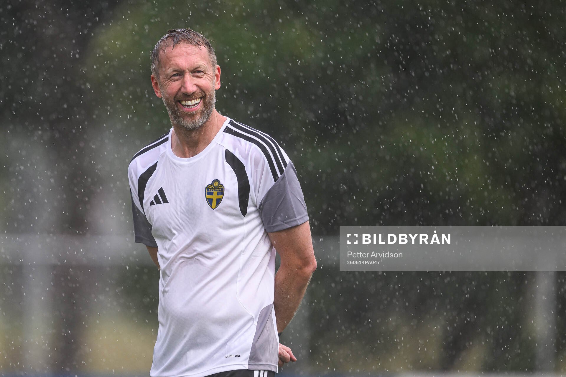 Head coach Graham Potter of the Swedish national football