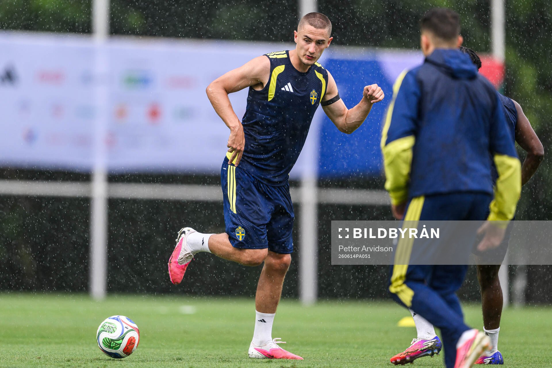 Gustaf Lagerbielke of the Swedish national football team at