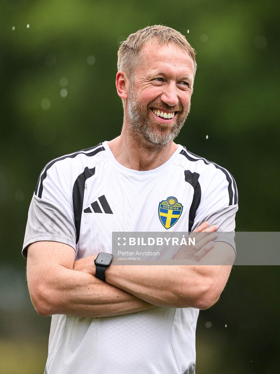 Head coach Graham Potter of the Swedish national football