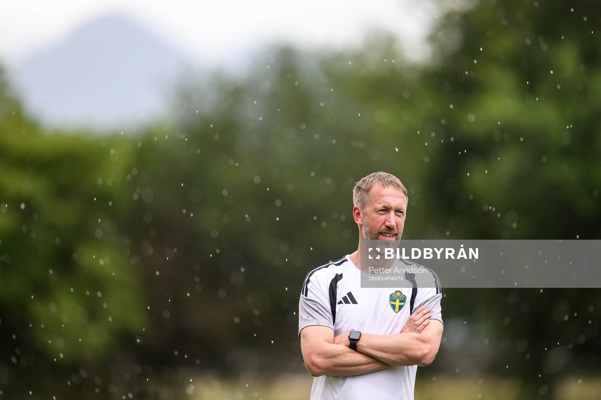 Head coach Graham Potter of the Swedish national football