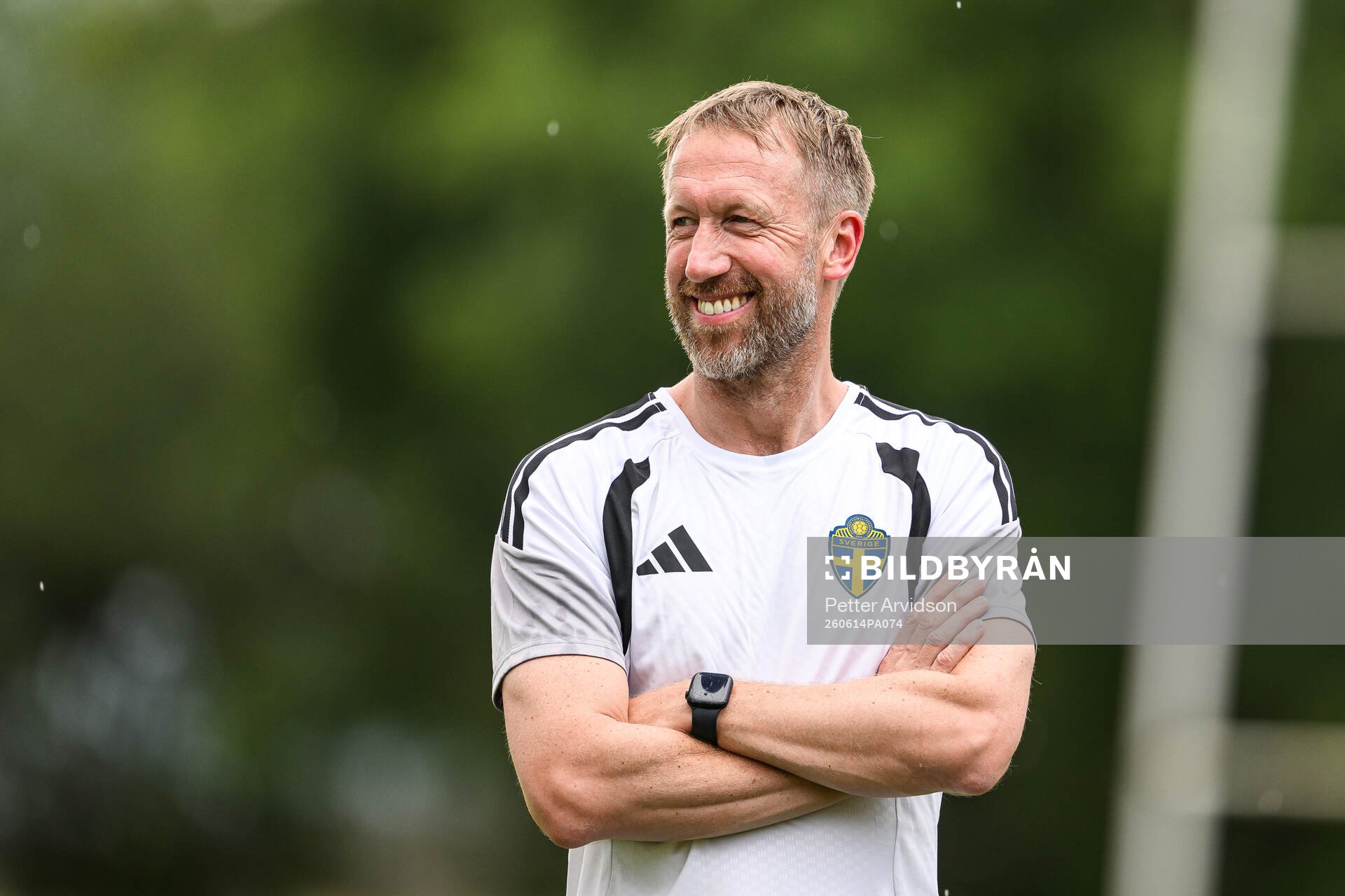 Head coach Graham Potter of the Swedish national football