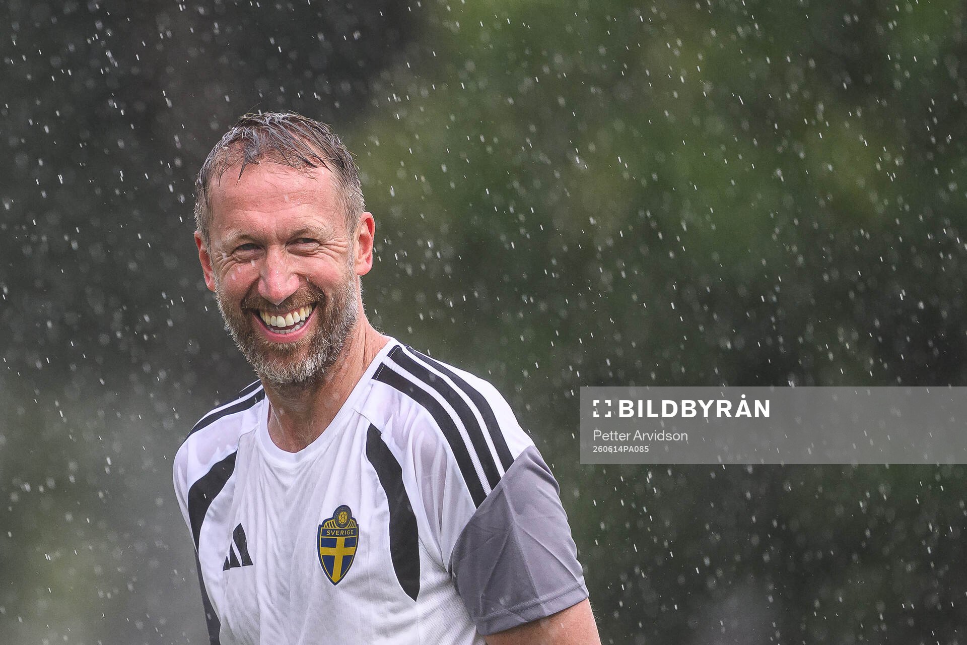 Head coach Graham Potter of the Swedish national football