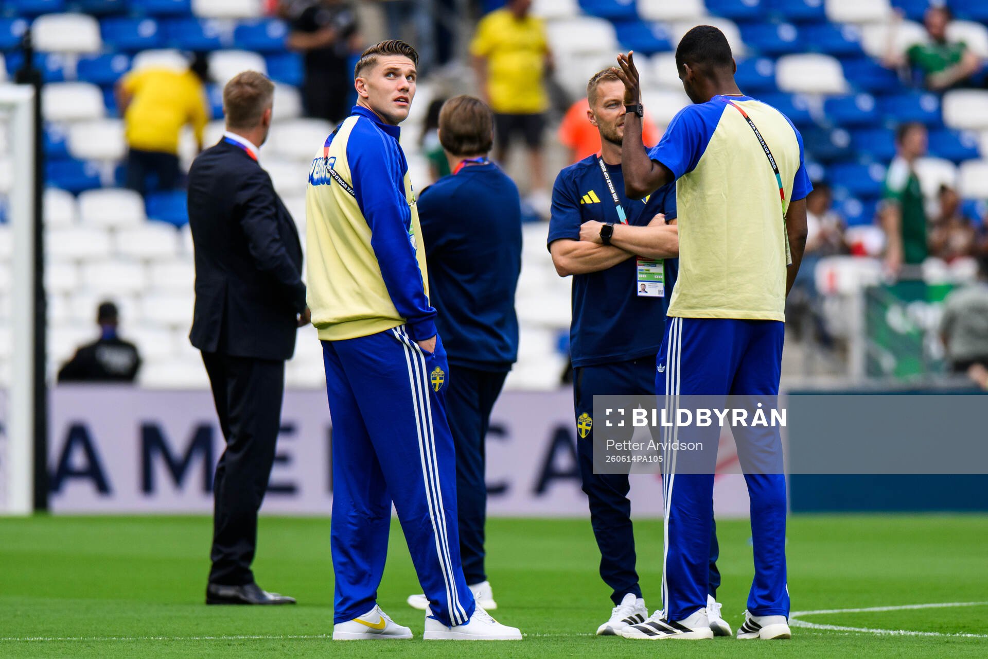 Viktor Gyökeres of Sweden at Estadio Monterrey
