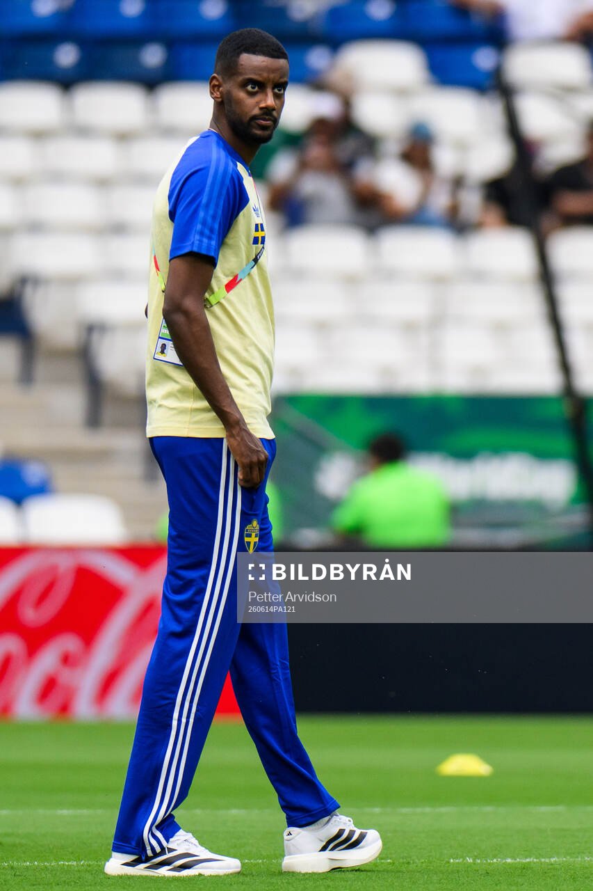 Alexander Isak of Sweden at Estadio Monterrey