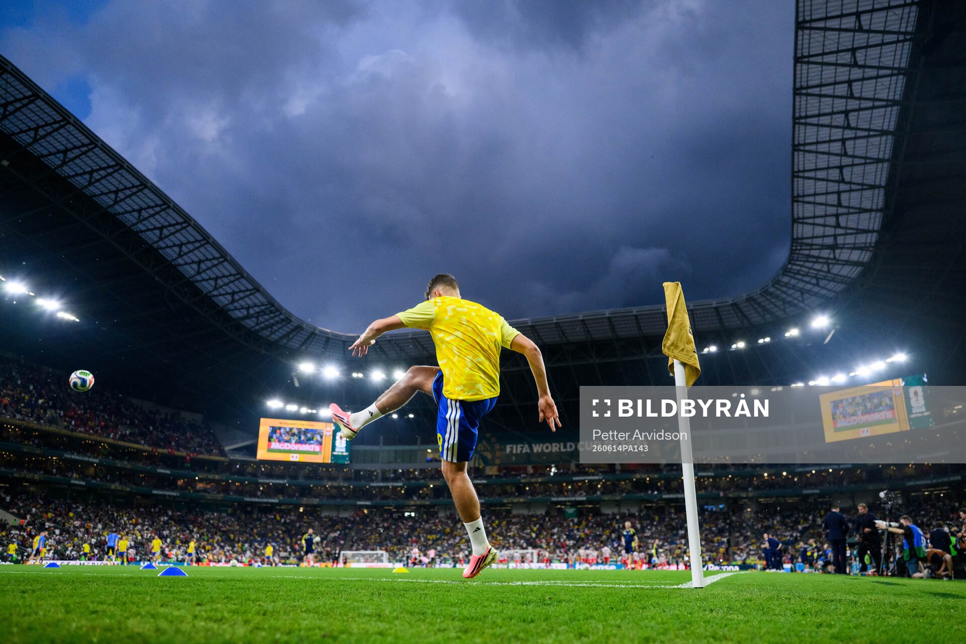 Heavy clouds of Estadio Monterrey