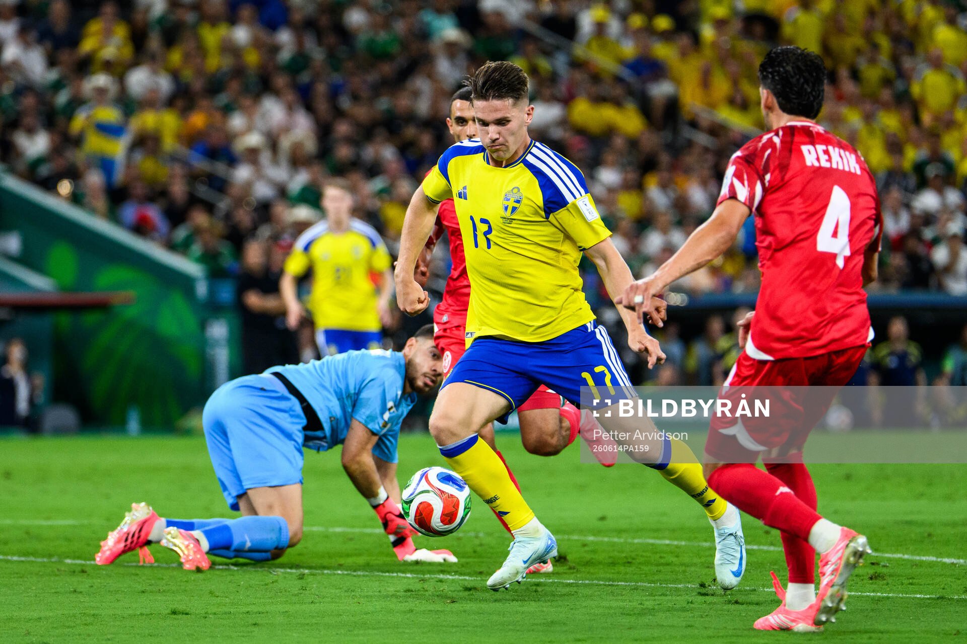 Viktor Gyökeres of Sweden