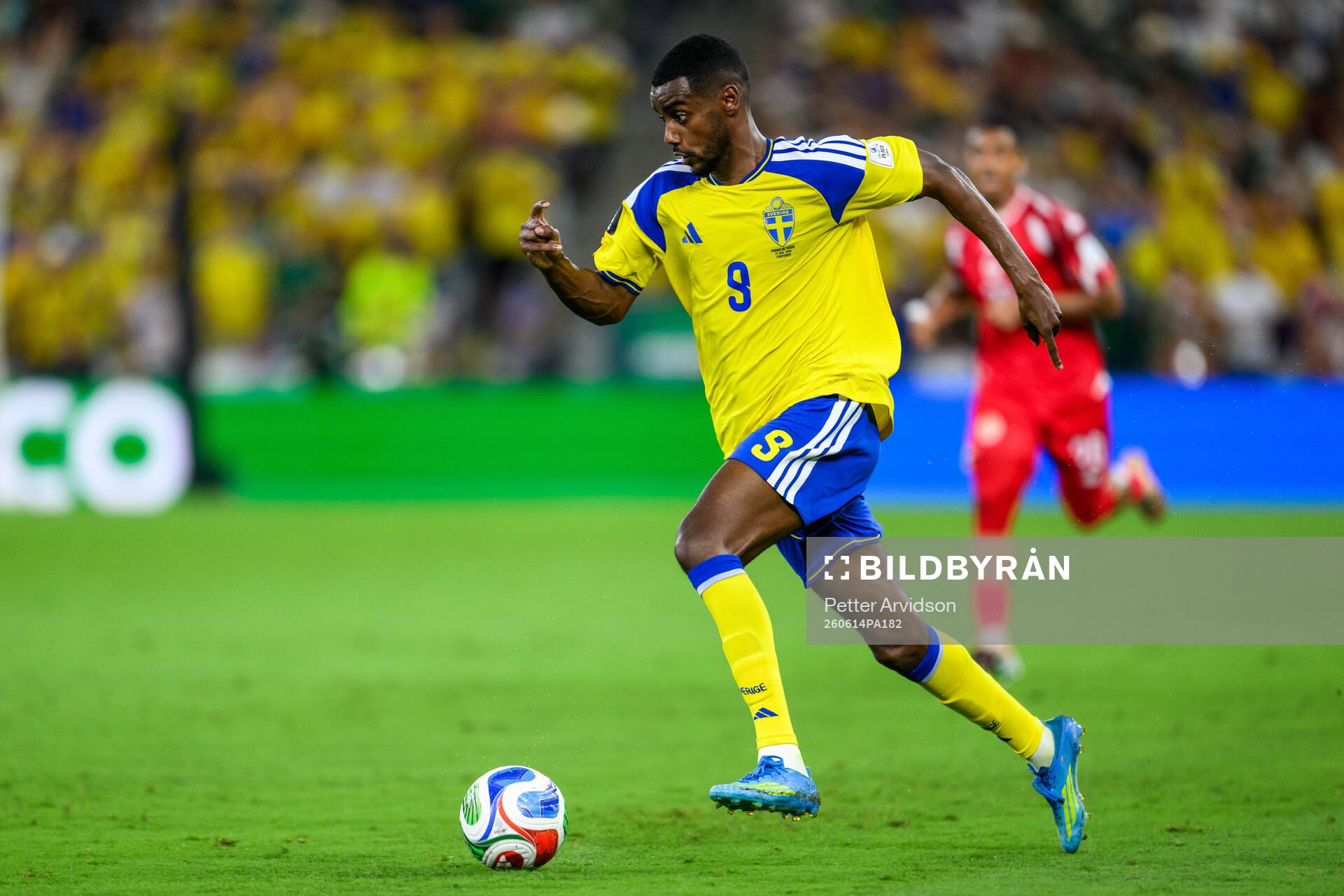 Alexander Isak of Sweden