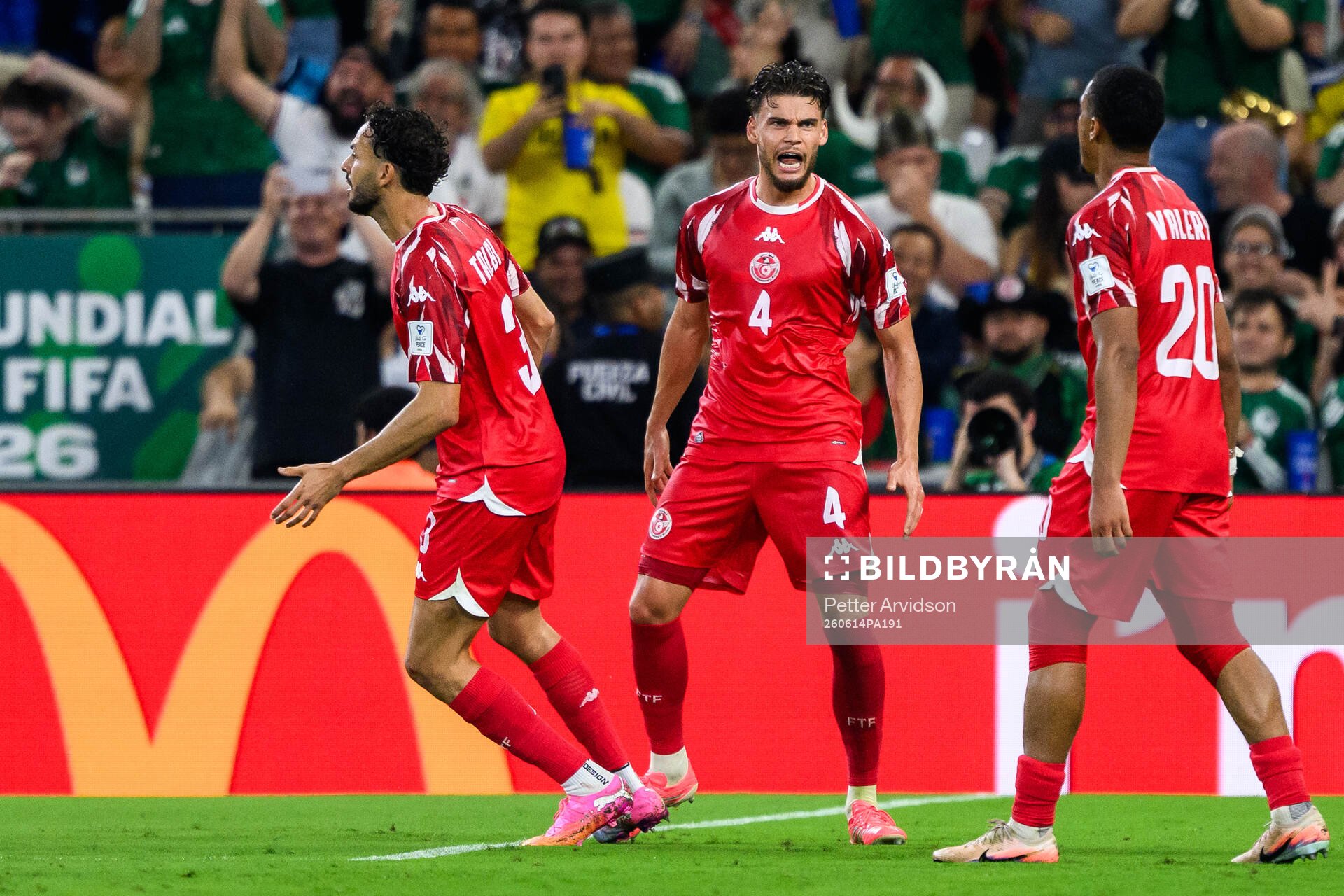 Omar Rekik of Tunisia celebrates