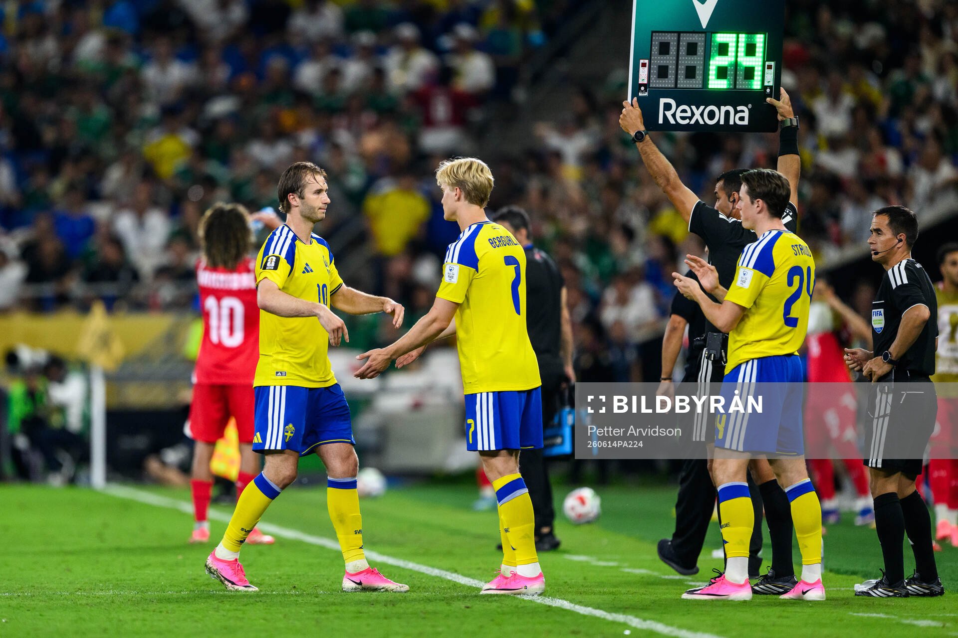 Benjamin Nygren and Lucas Bergvall of Sweden