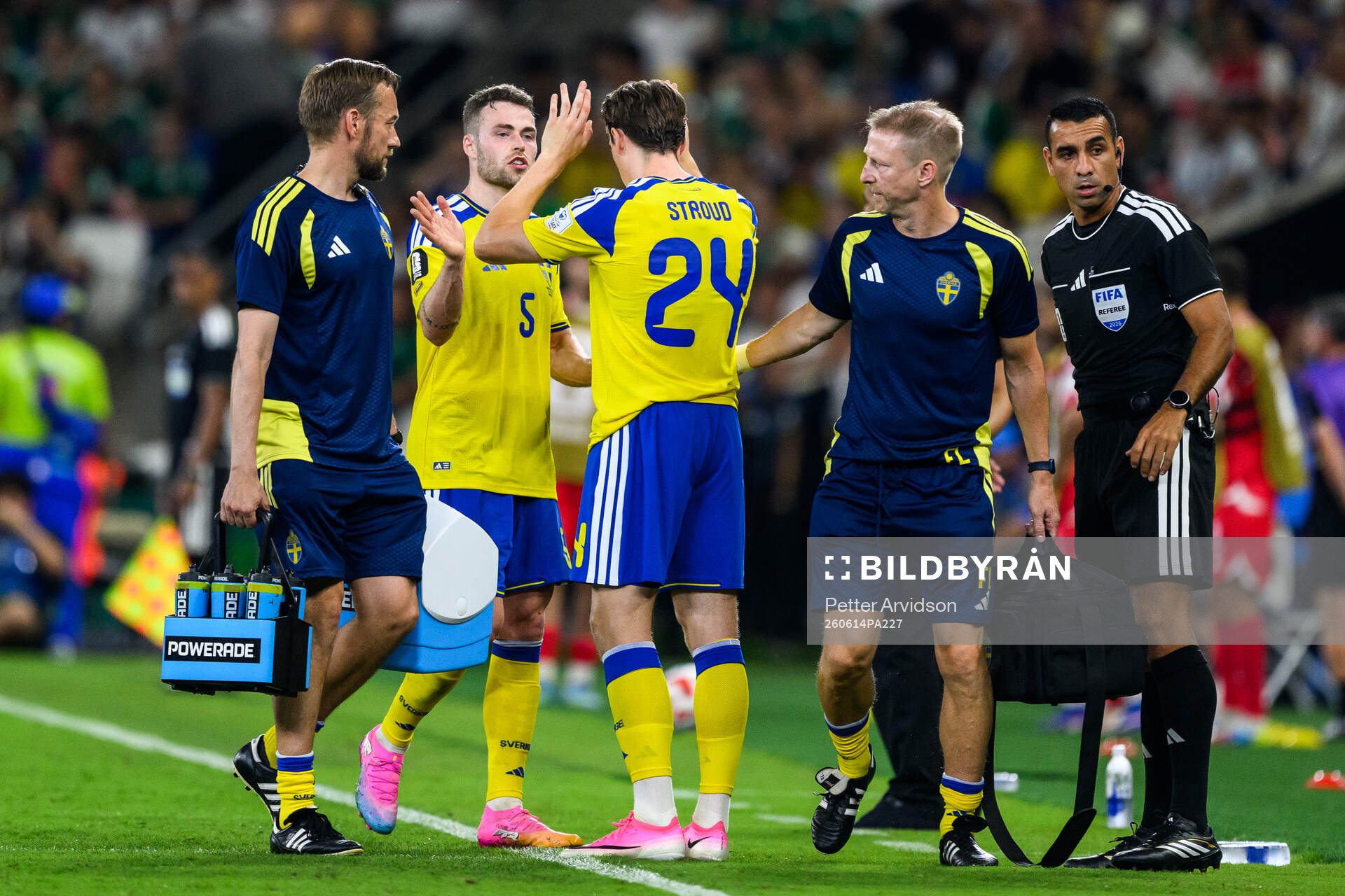 Gabriel Gudmundsson and Elliot Stroud of Sweden