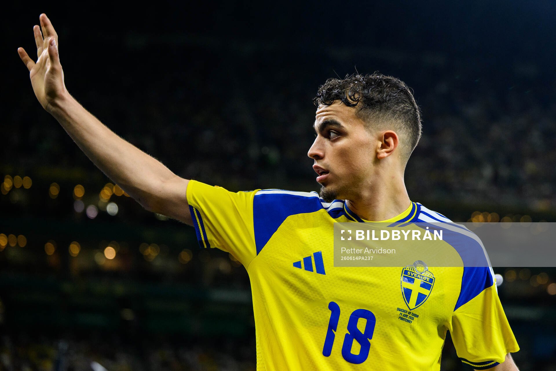 Yasin Ayari of Sweden