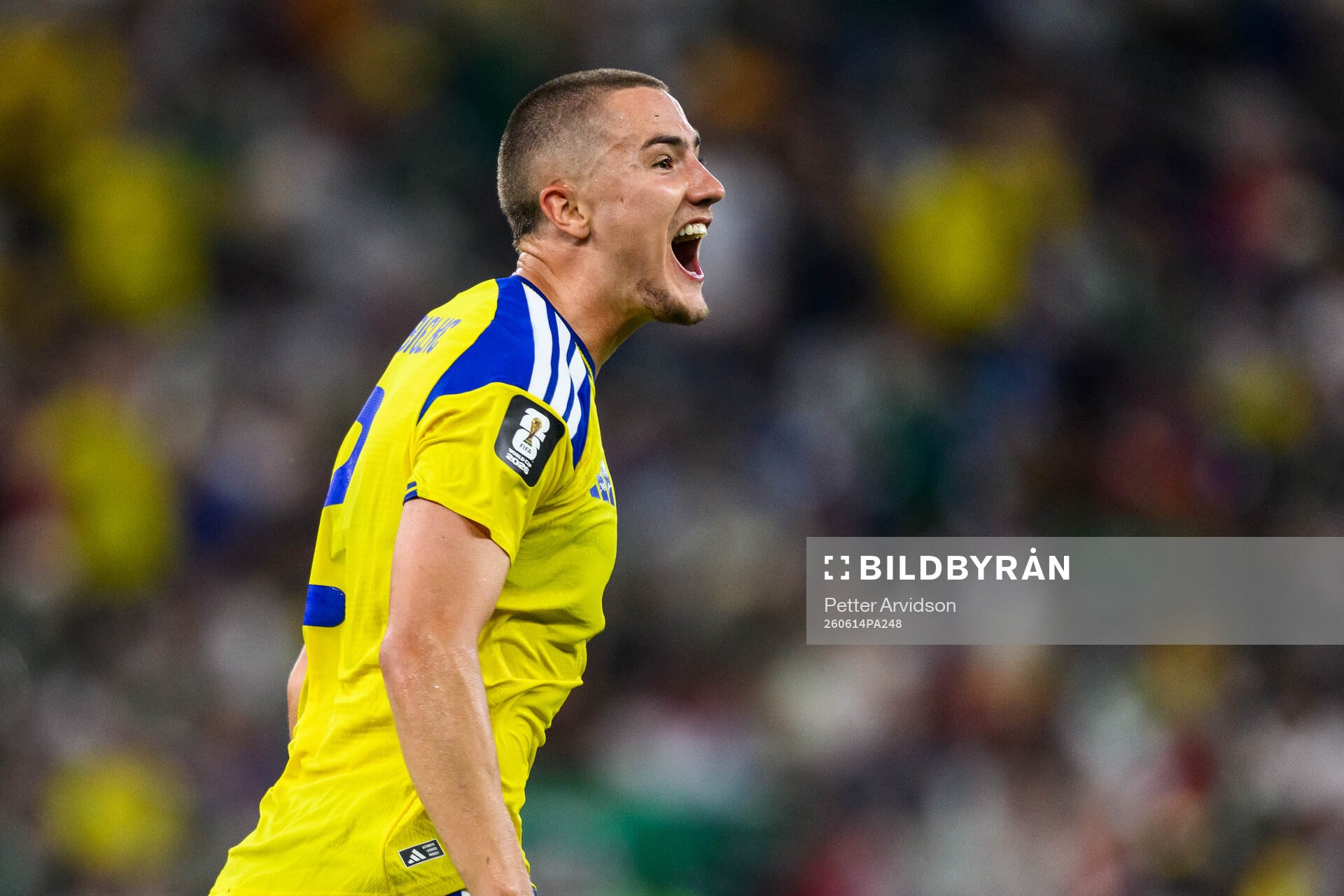 Gustaf Lagerbielke of Sweden celebrate