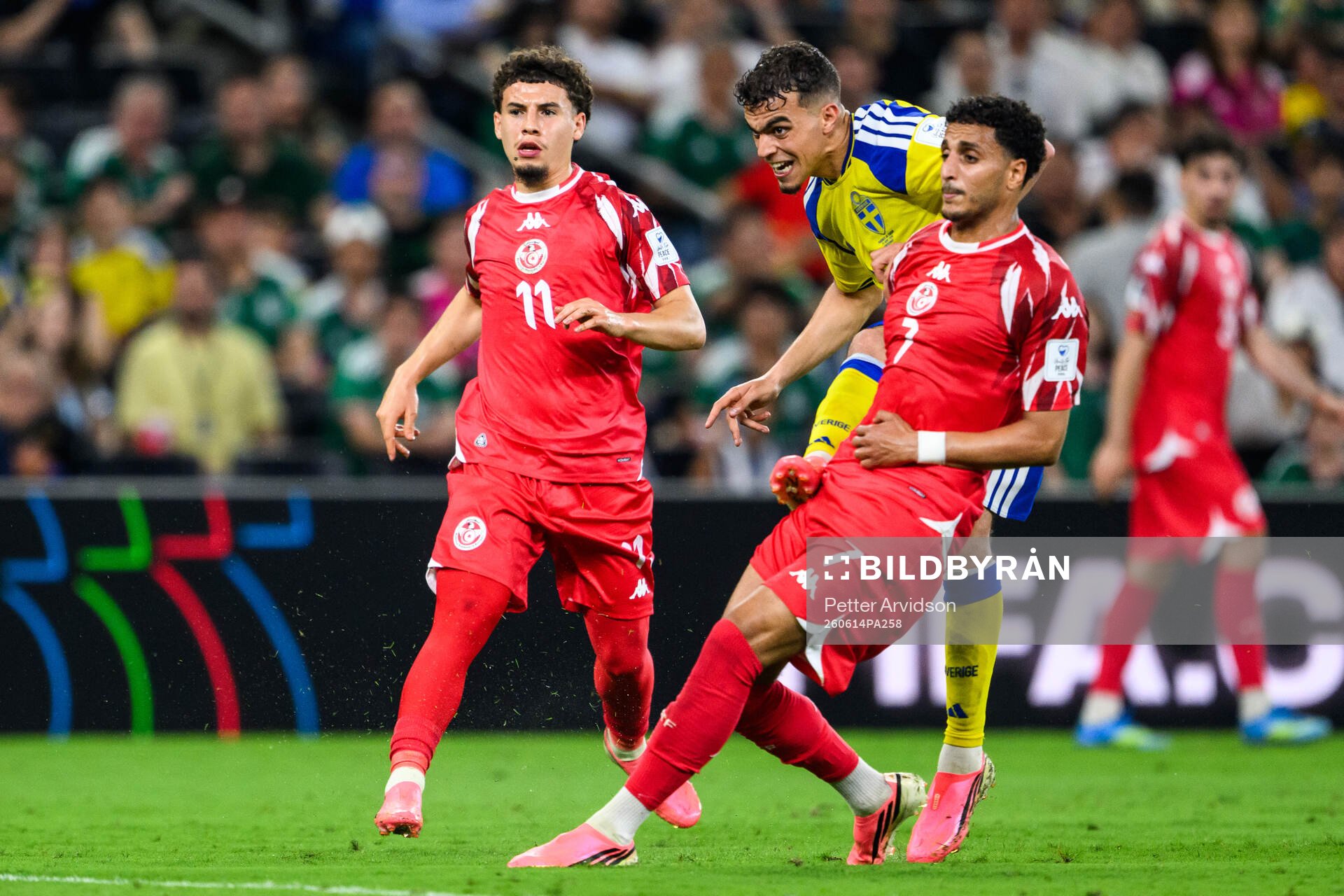 Yasin Ayari of Sweden scores 5-1