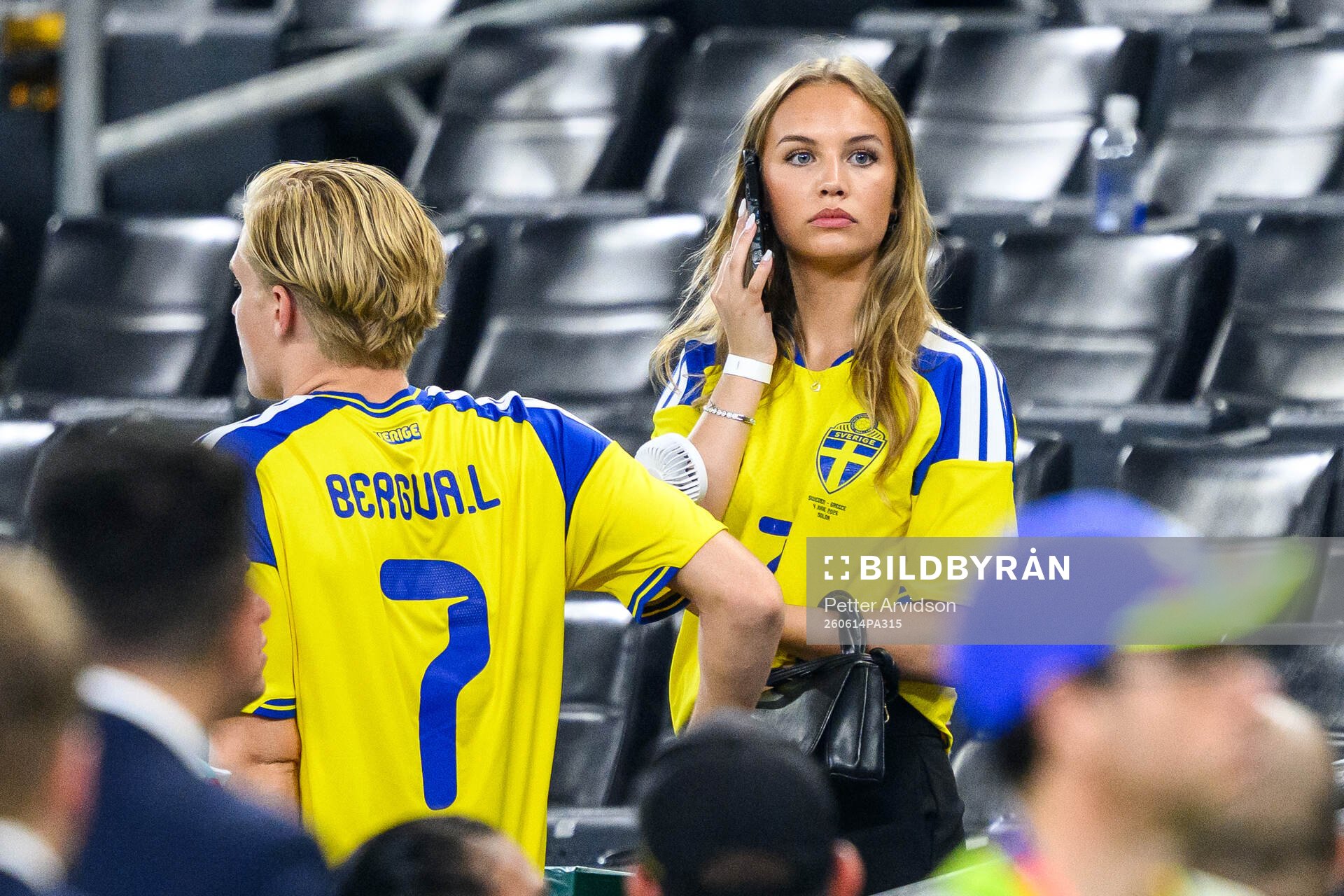 Mackenzie Medlock, girlfriend of Lucas Bergvall of Sweden,