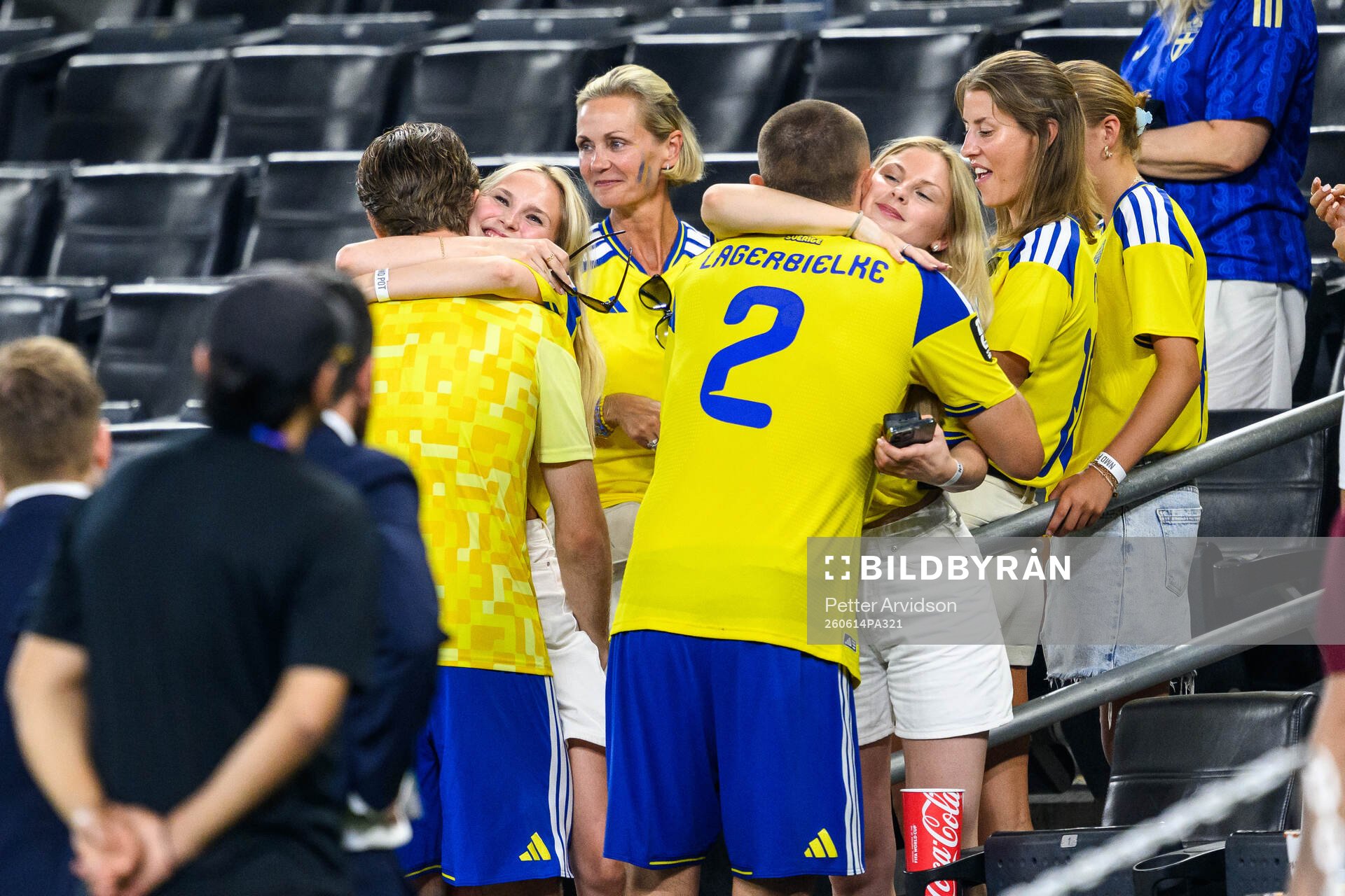 Benjamin Nygren and Gustaf Lagerbielke of Sweden with their