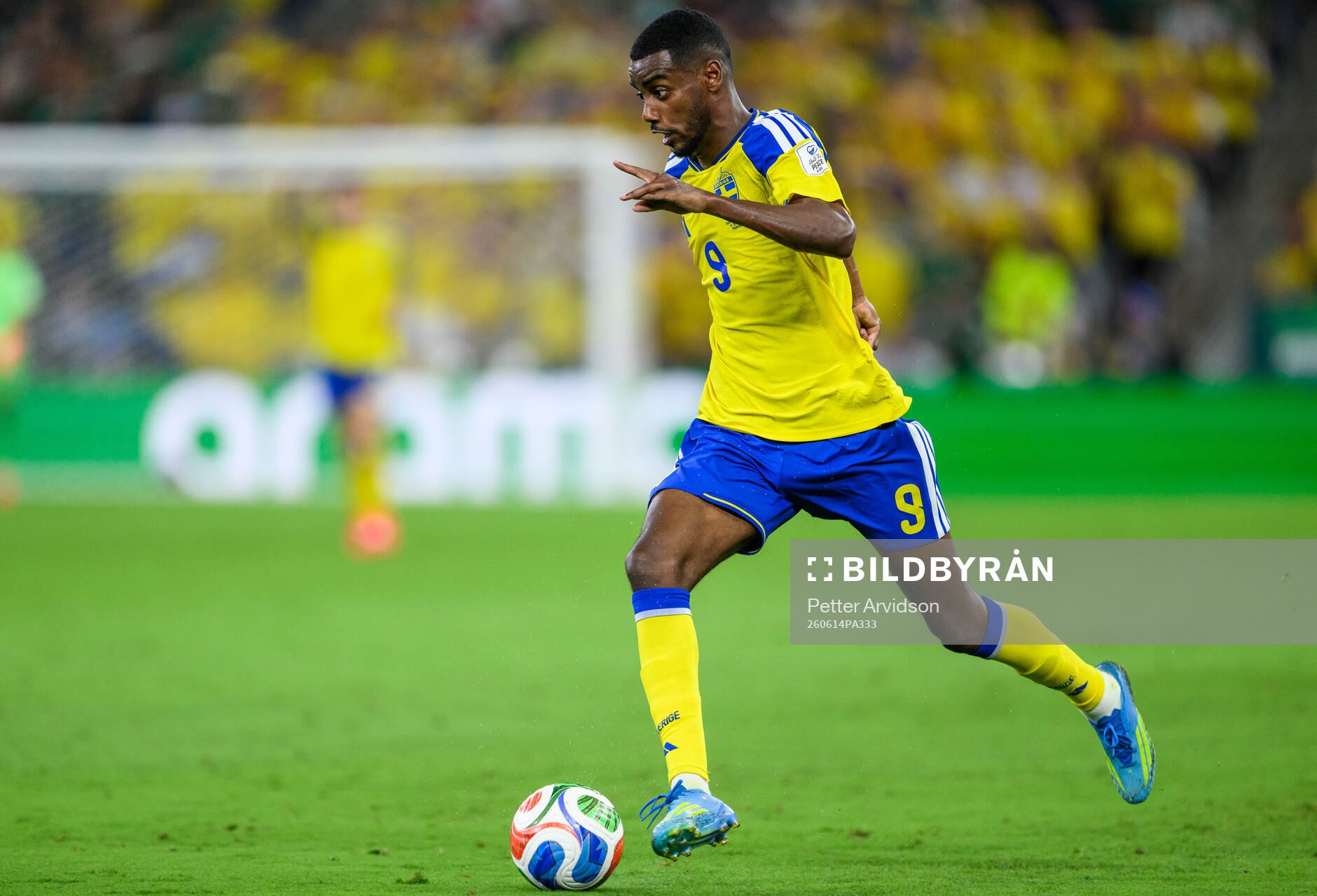 Alexander Isak of Sweden