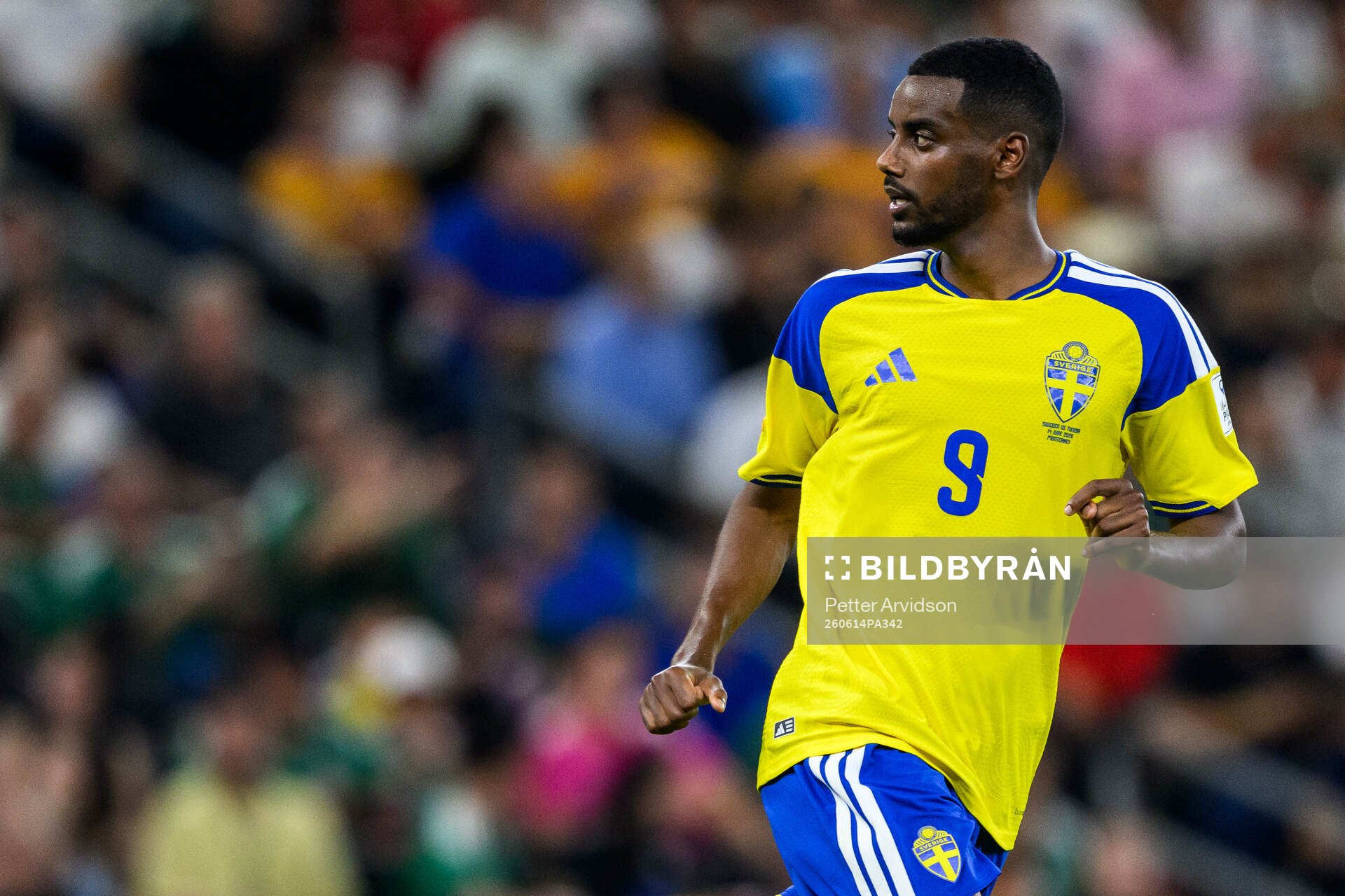 Alexander Isak of Sweden