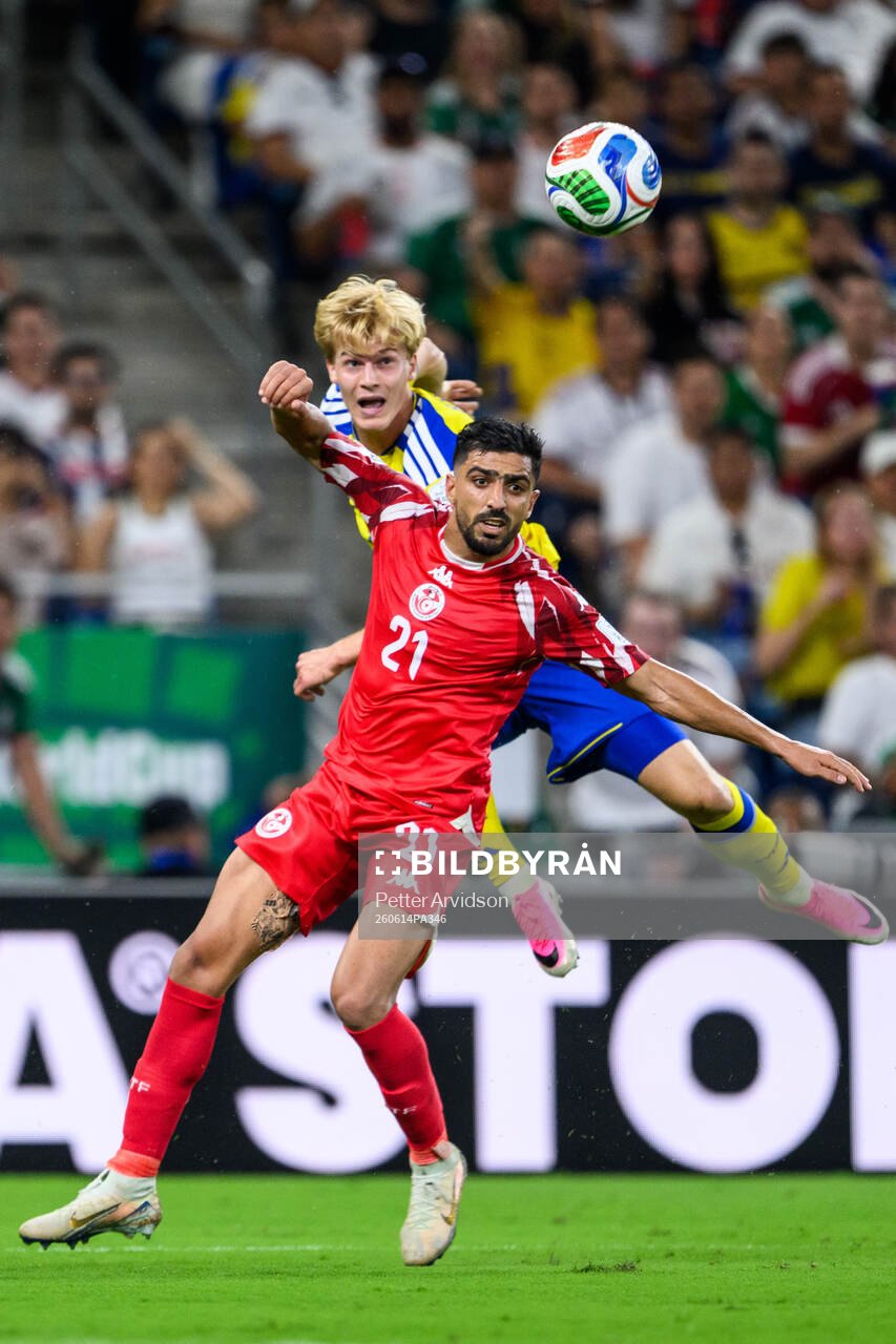 Mohamed Amine Ben Hmida of Tunisia and Lucas Bergvall of