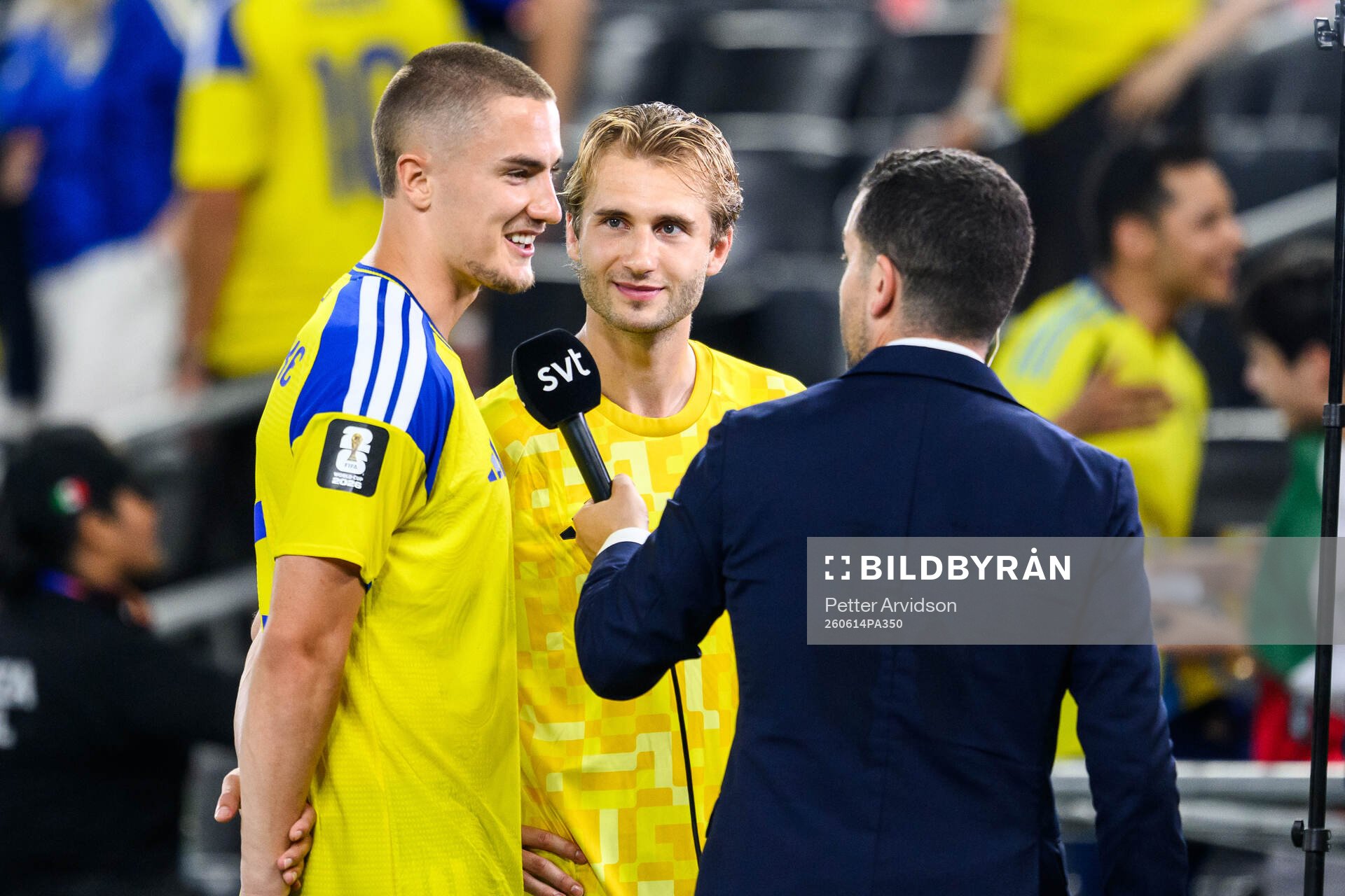 Gustaf Lagerbielke and Benjamin Nygren of Sweden in SVT’s