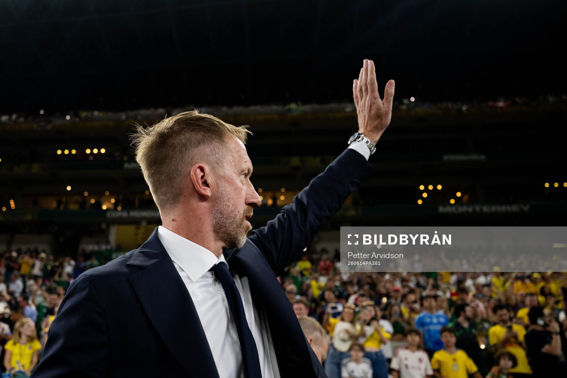 Head coach Graham Potter of Sweden