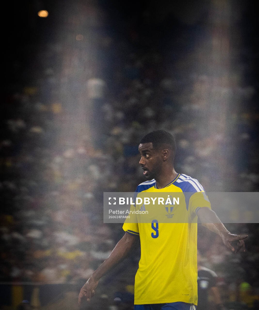Alexander Isak of Sweden