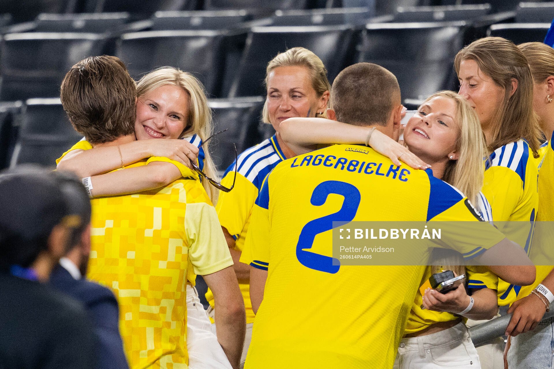 Benjamin Nygren and Gustaf Lagerbielke of Sweden with their