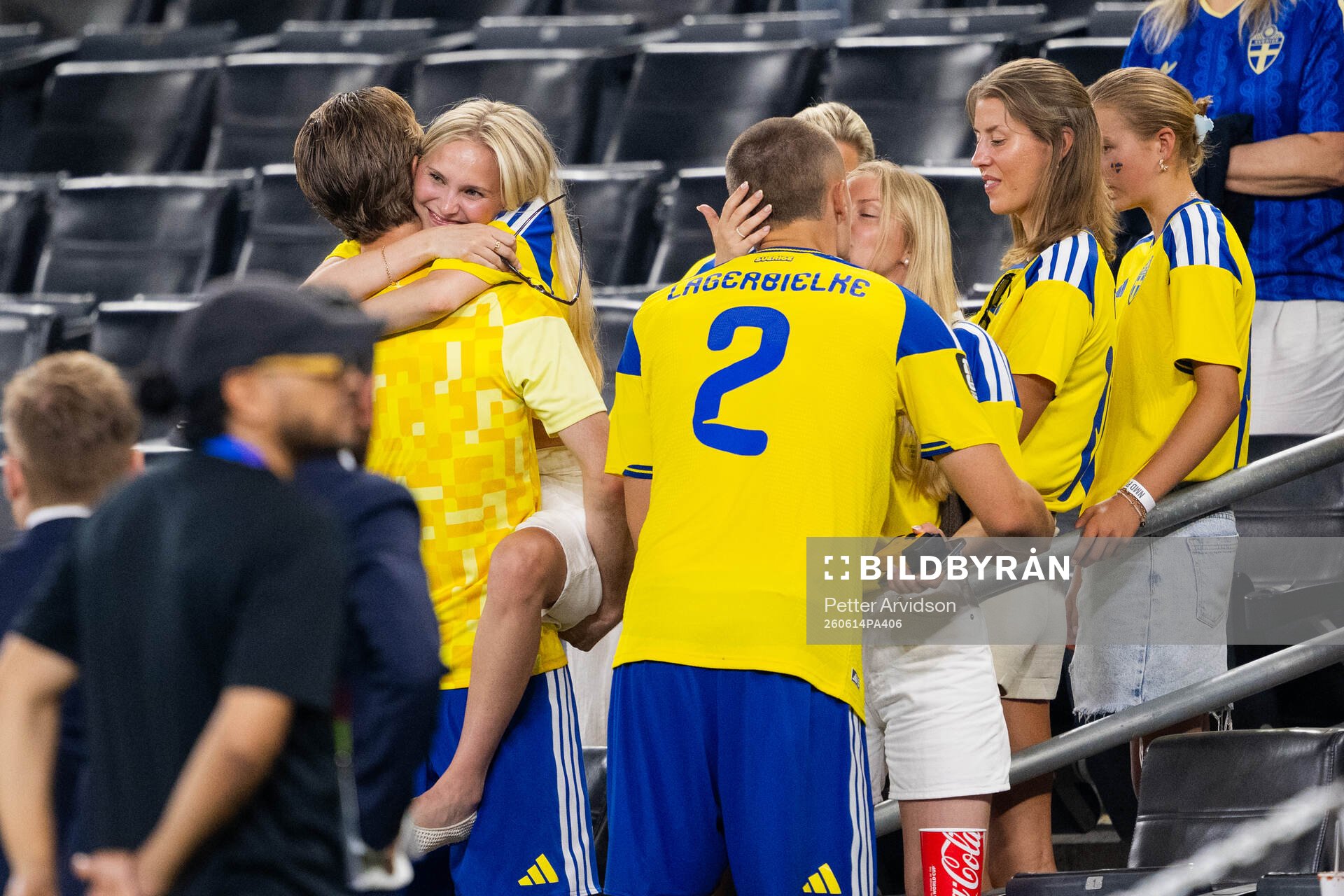 Benjamin Nygren and Gustaf Lagerbielke of Sweden with their